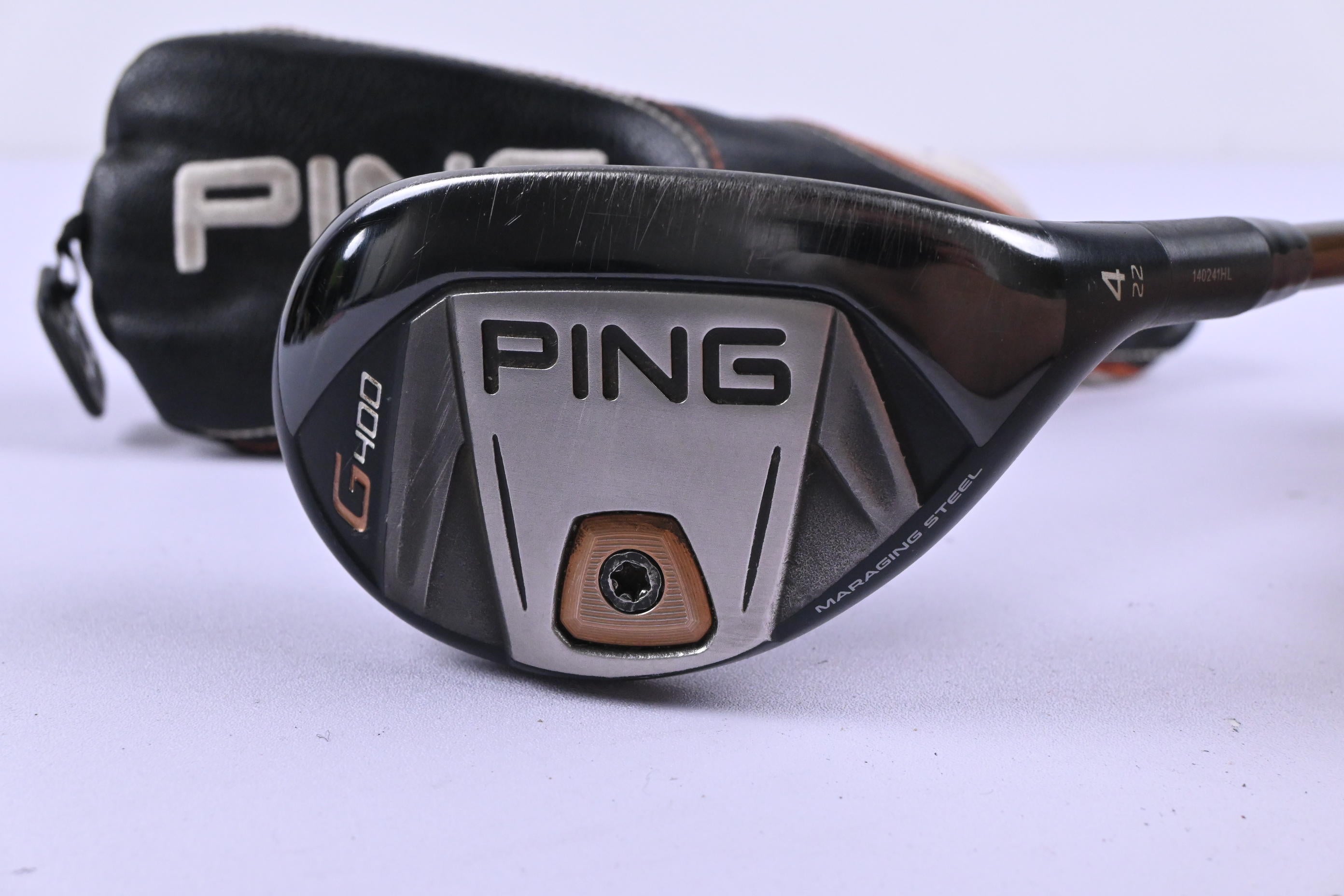 Ping G400 #4 Hybrid / 22 Degree / Regular Flex Ping Alta CB 70 Shaft
