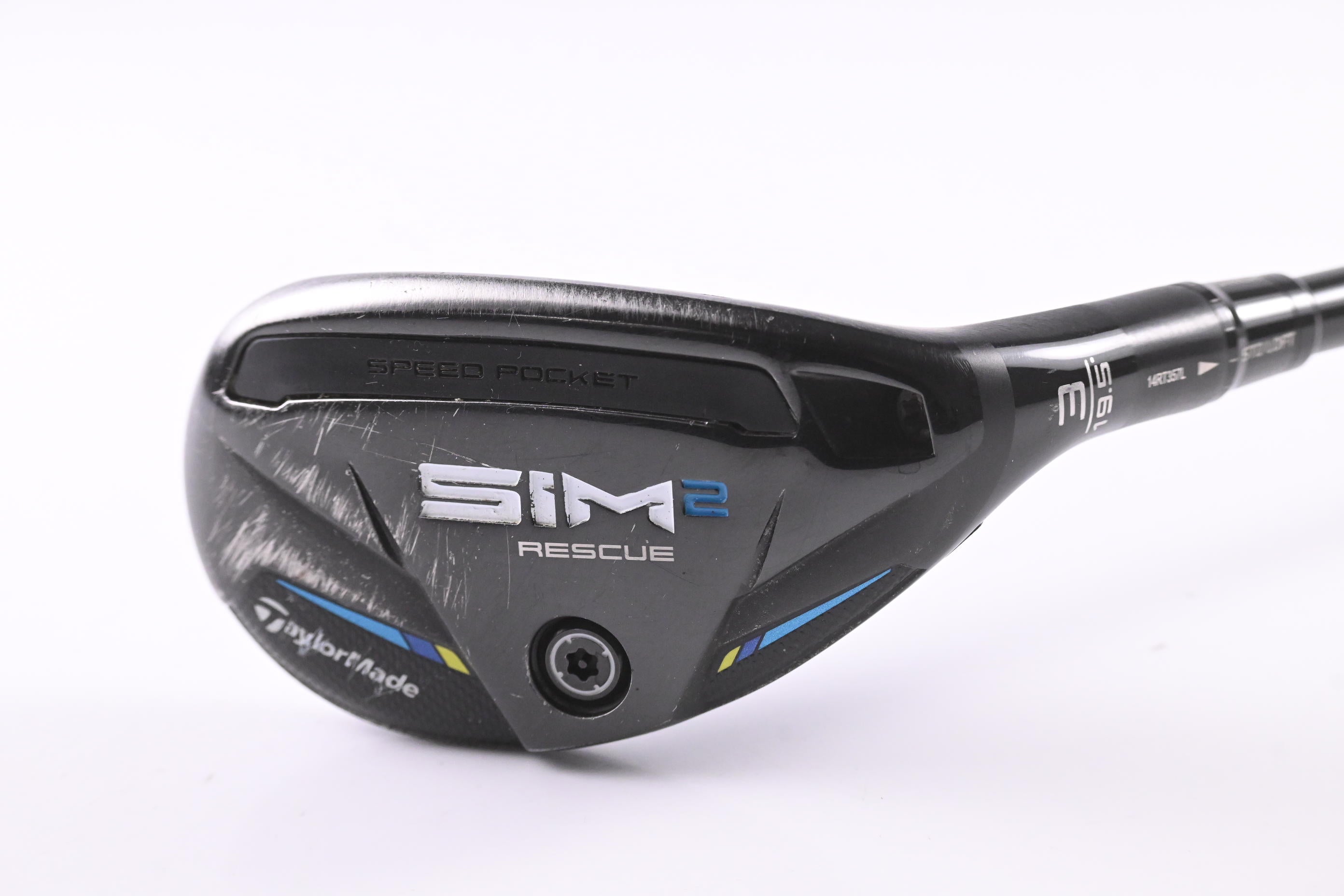 Taylormade SIM2 #3 Hybrid / 19.5 Degree / Stiff Flex Tensei AV Raw Blue 80 HY
