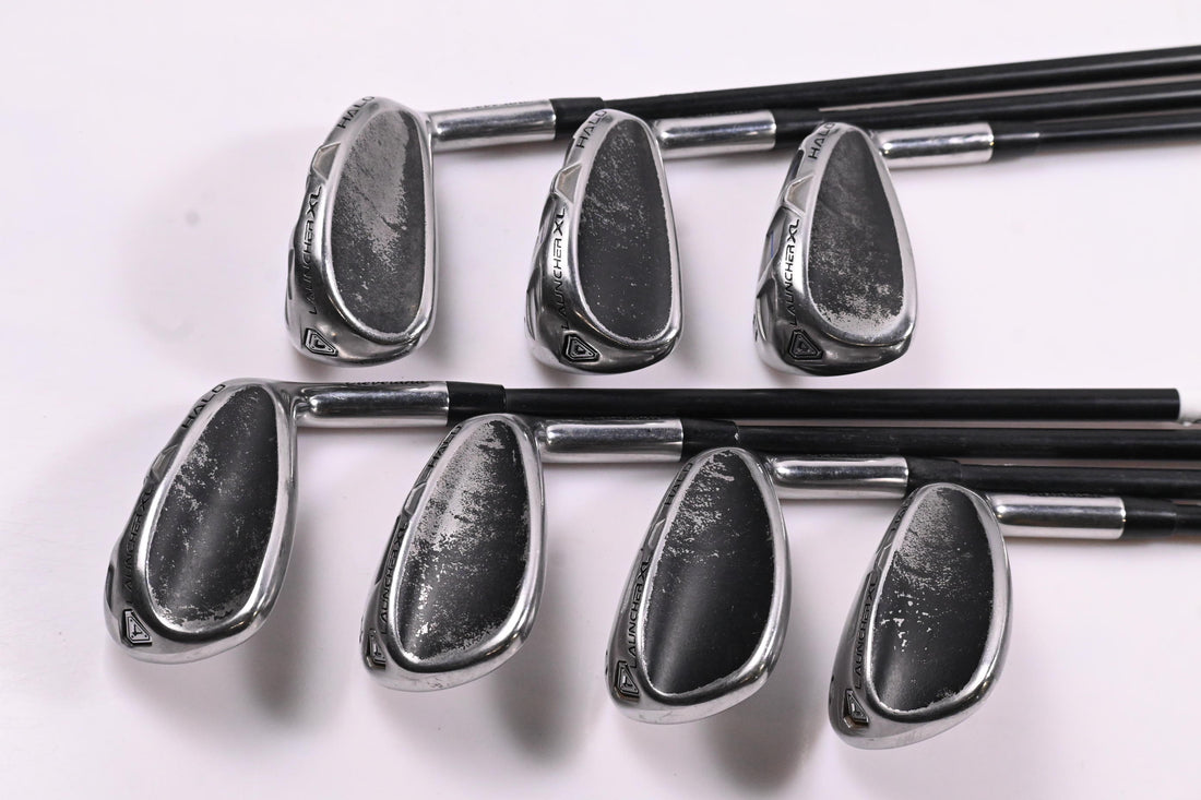 Ladies Cleveland Launcher XL Halo Irons / 6-PW+GW+SW / Ladies Flex Cypher 40