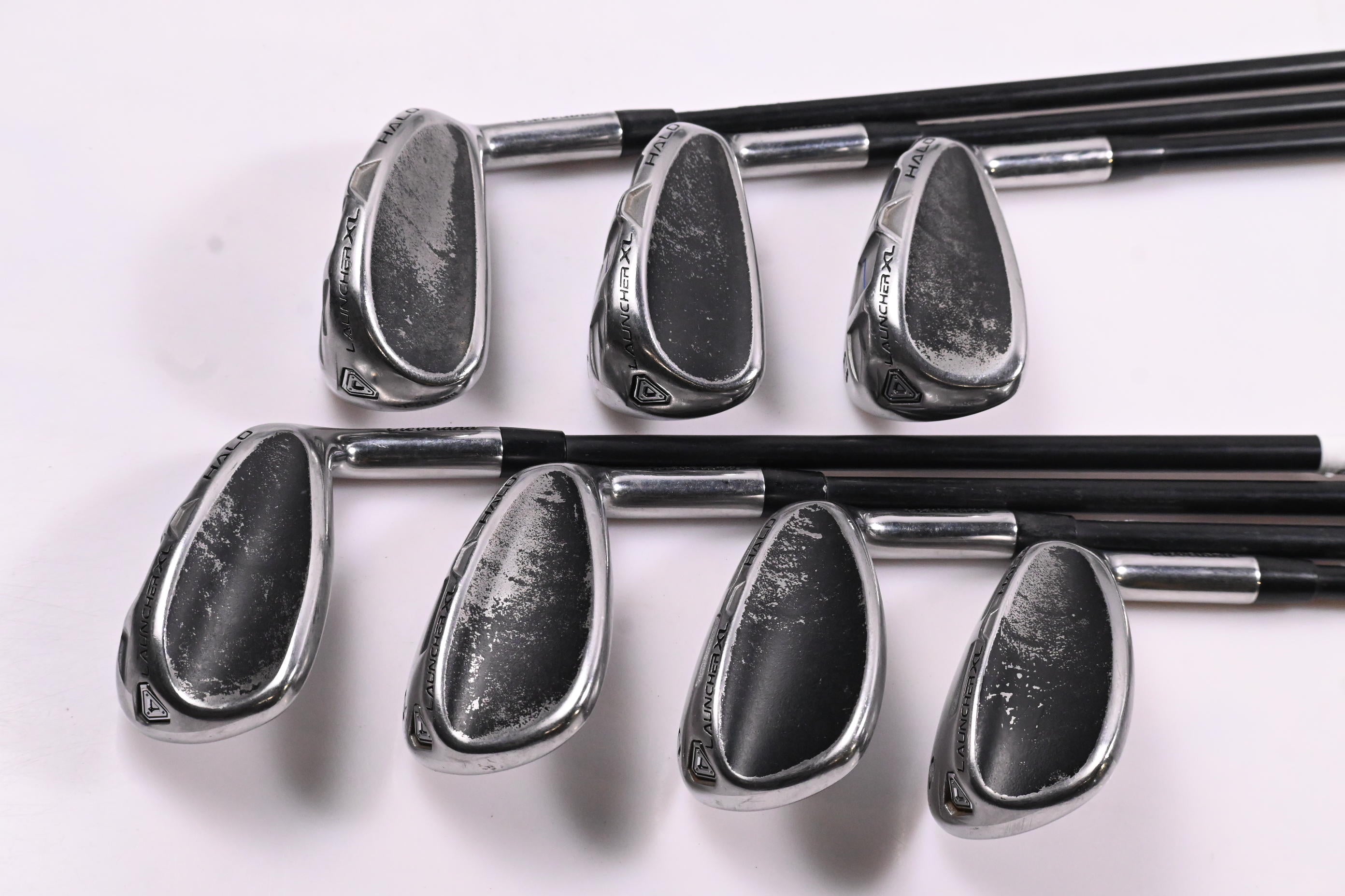 Ladies Cleveland Launcher XL Halo Irons / 6-PW+GW+SW / Ladies Flex Cypher 40