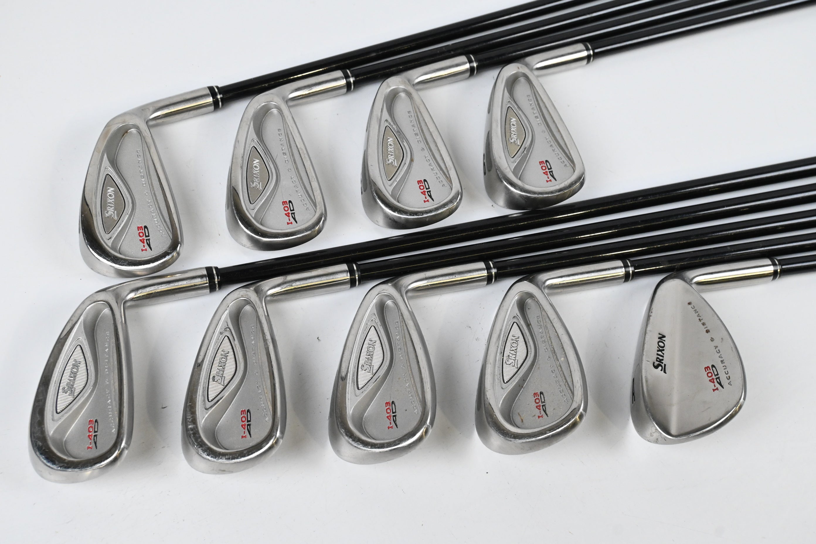 Srixon I-403 AD Irons / 3-PW+GW / Regular Flex Srixon SV-3000 62 Shafts