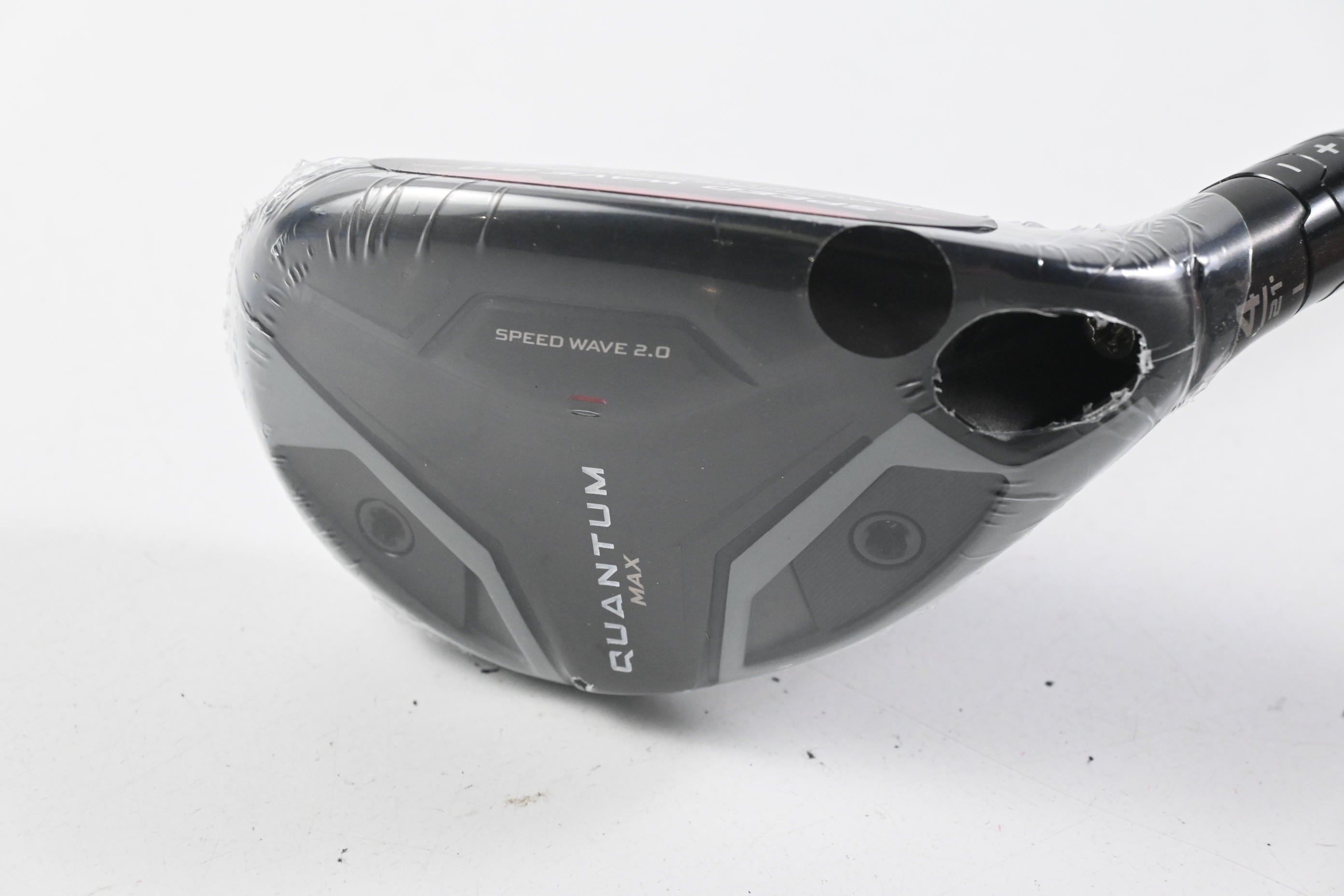 Callaway Quantum Max #4 Hybrid / 21 Degree / Stiff Flex Denali Frost Silver 70
