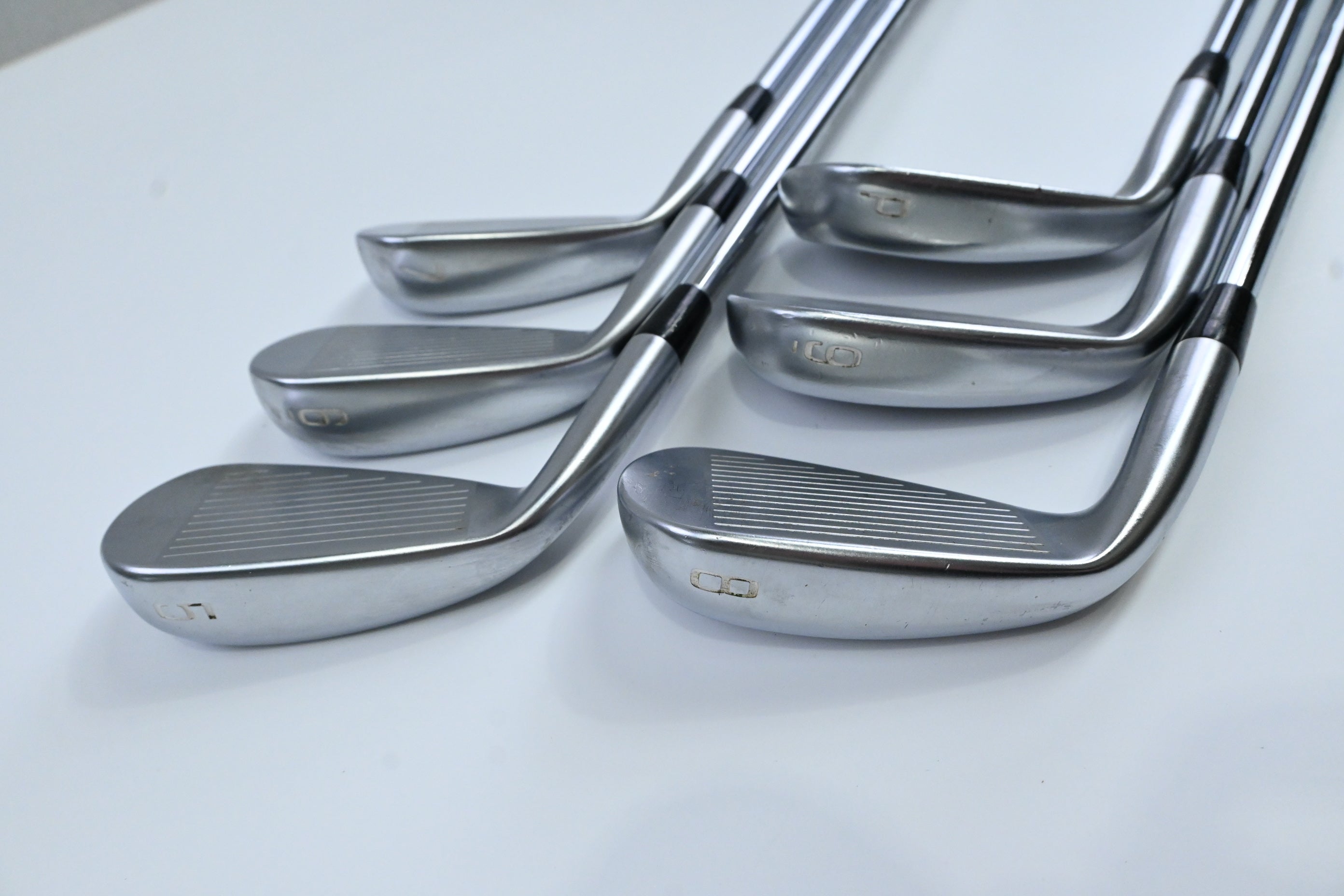 Mizuno JPX 923 Hot Metal Irons / 5-PW / Regular Flex KBS $-Taper Lite 95 Shafts