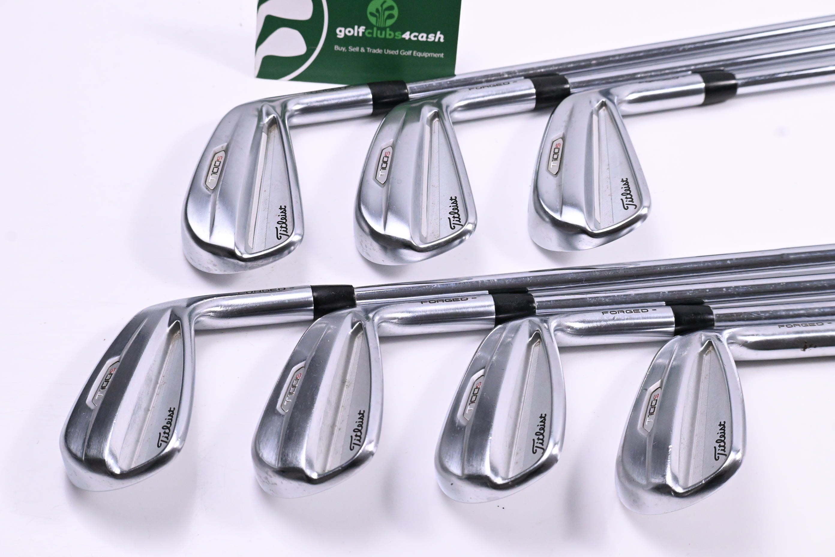 Titleist T100.S 2021 Irons / 5-PW+48 / Stiff Flex AMT Tour White S300 Shafts