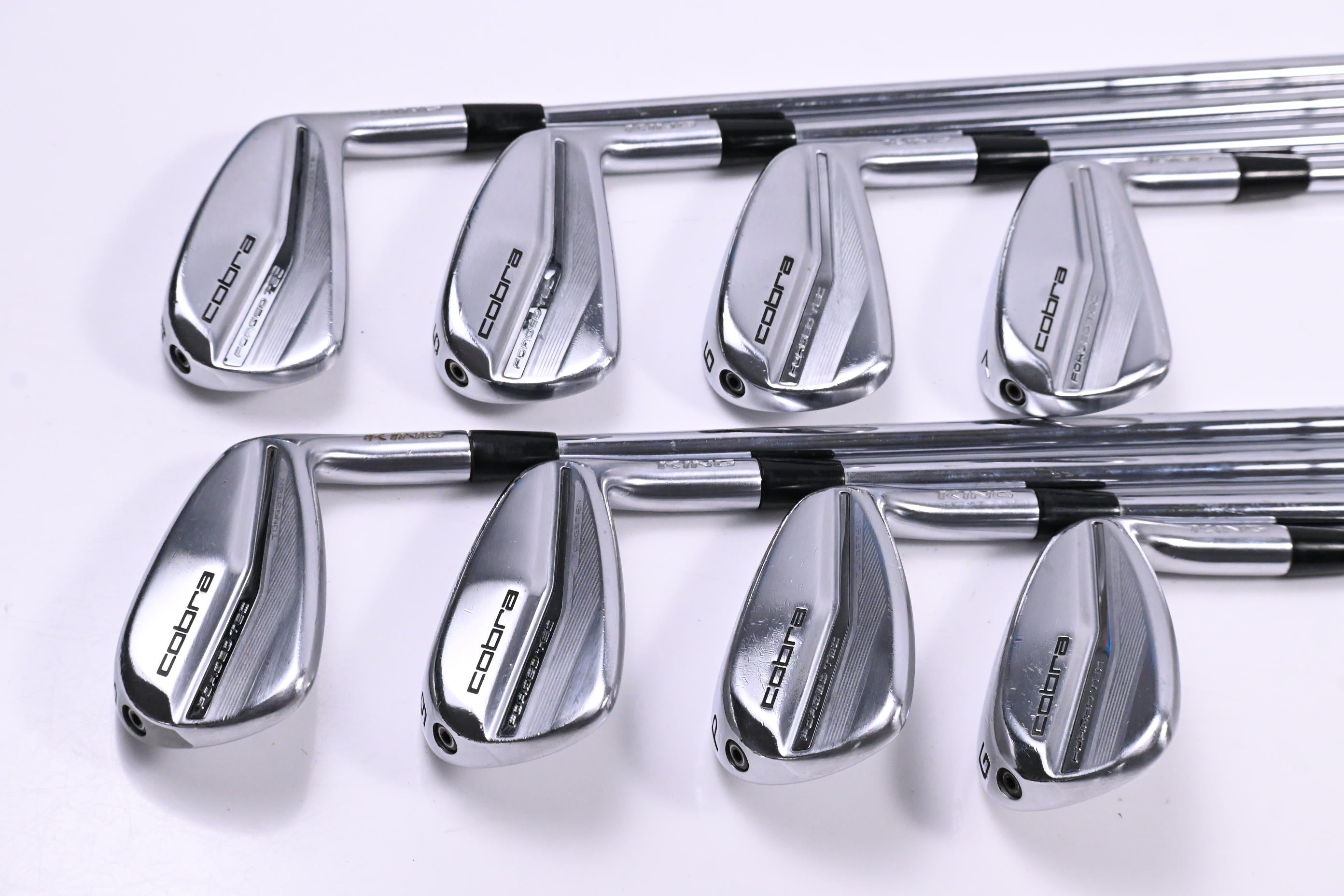 Cobra Forged Tec 2022 Irons / 4-PW+GW / X-Flex KBS $-Taper 130 Shafts