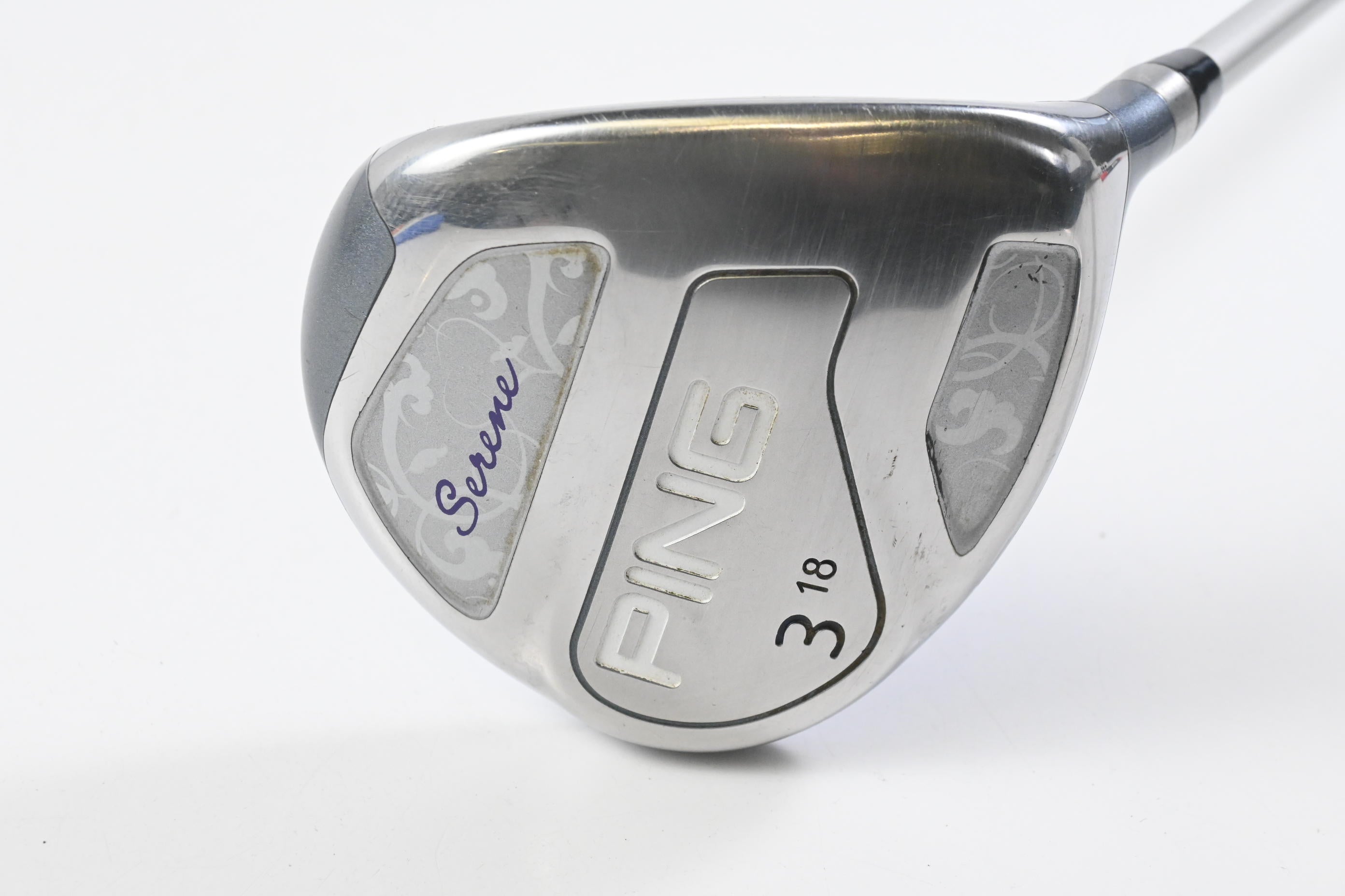 Ladies Ping Serene #3 Wood / 18 Degree / Ladies Flex Ping ULT 210 Shaft