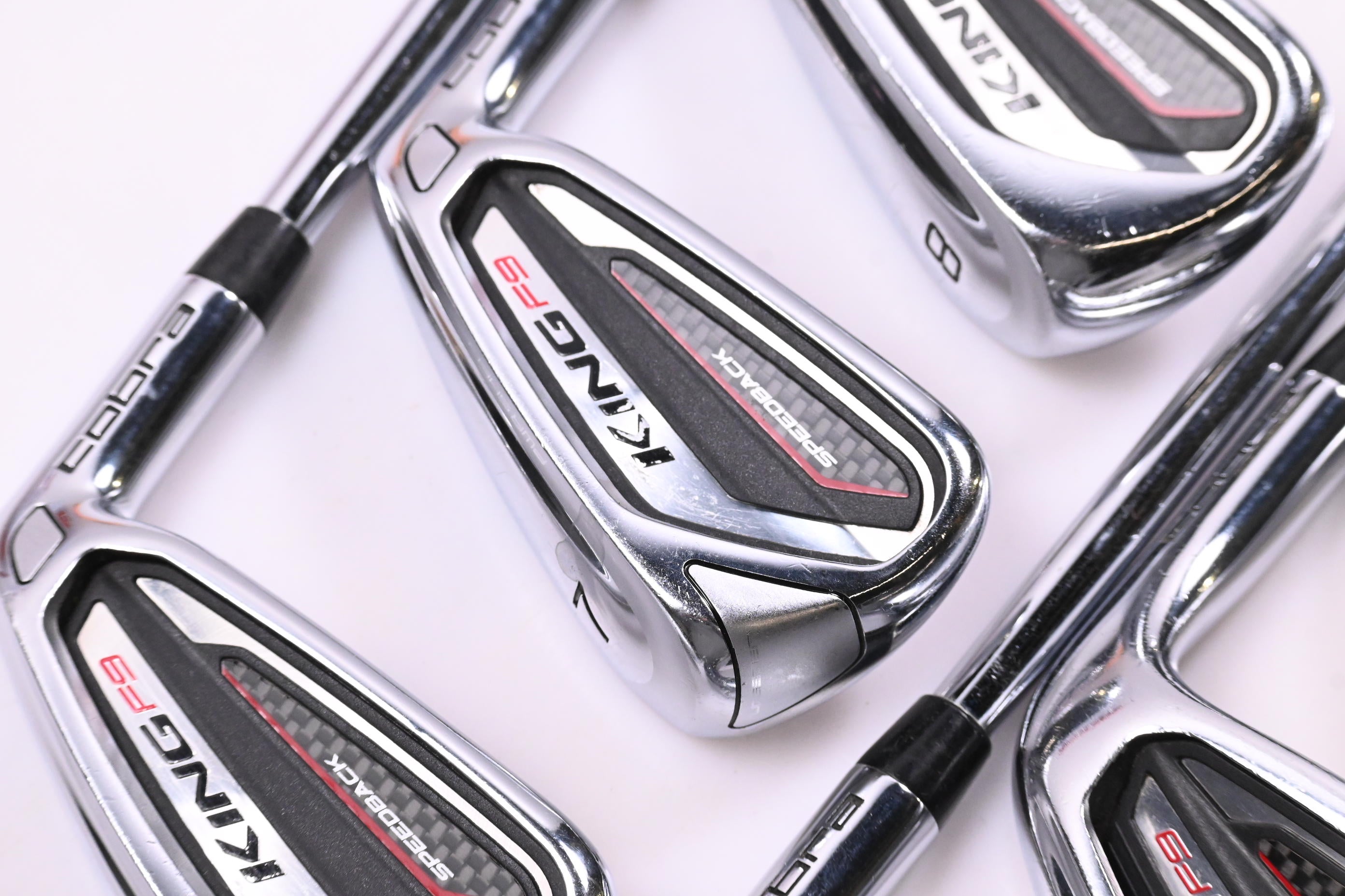 Cobra King F9 Irons / 6-PW+SW / Regular Flex KBS Tour 90 Shafts