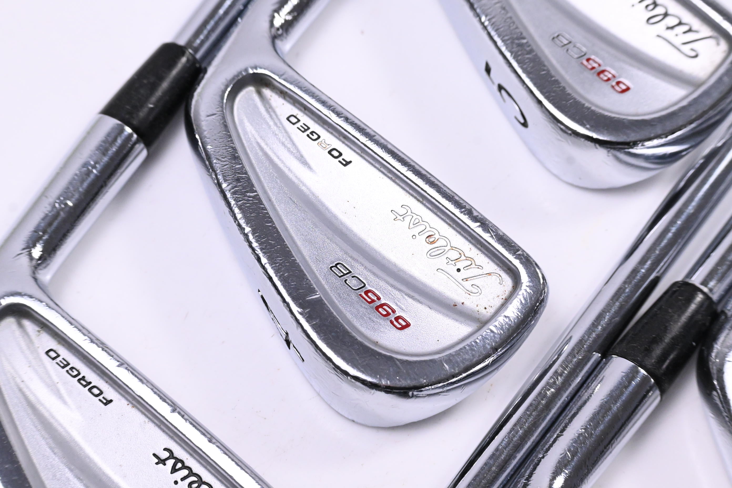 Titleist 695CB Irons / 3-9i / Stiff Flex True Temper Dynamic Gold S300 Shafts