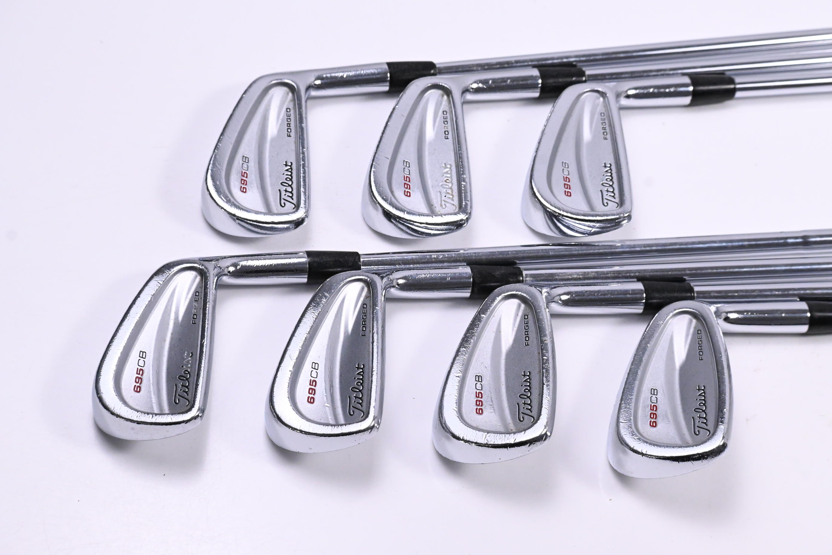 Titleist 695CB Irons / 3-9i / Stiff Flex True Temper Dynamic Gold S300 Shafts