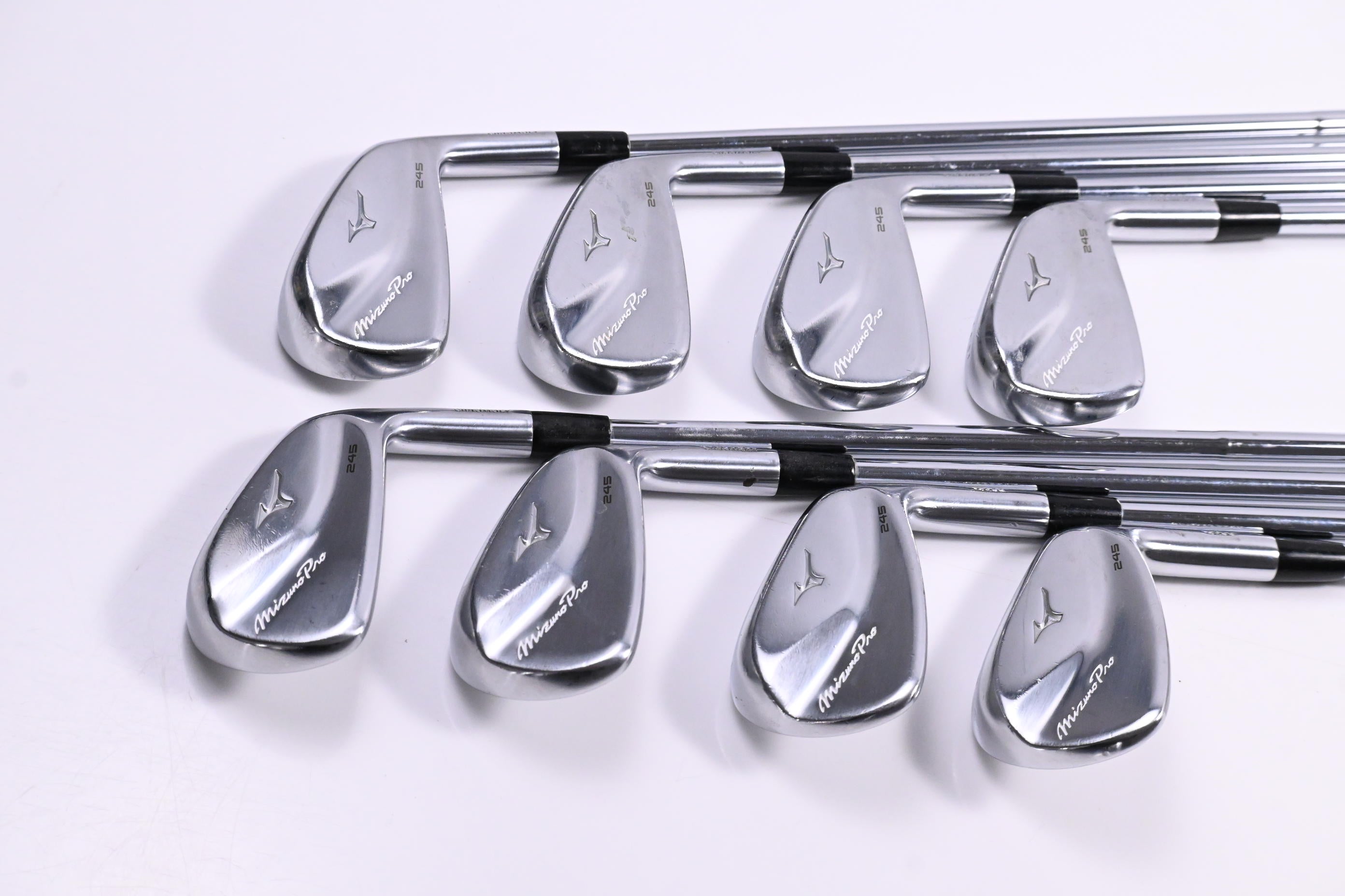 Mizuno Pro 245 Irons / 3-PW / Stiff Flex Dynamic Gold S300 Shafts