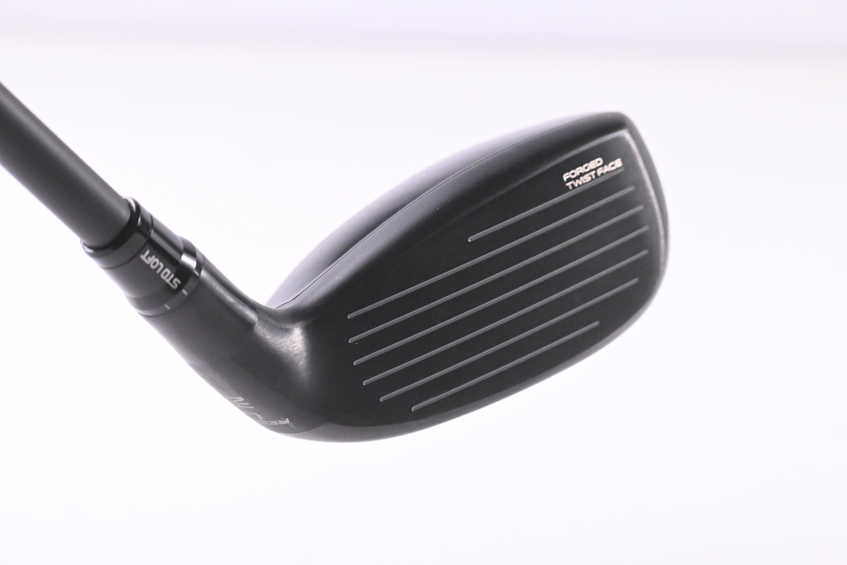 Left Hand Taylormade Qi10 Tour #4 Hybrid / 22 Degree / Stiff Flex Tensei AV Blue