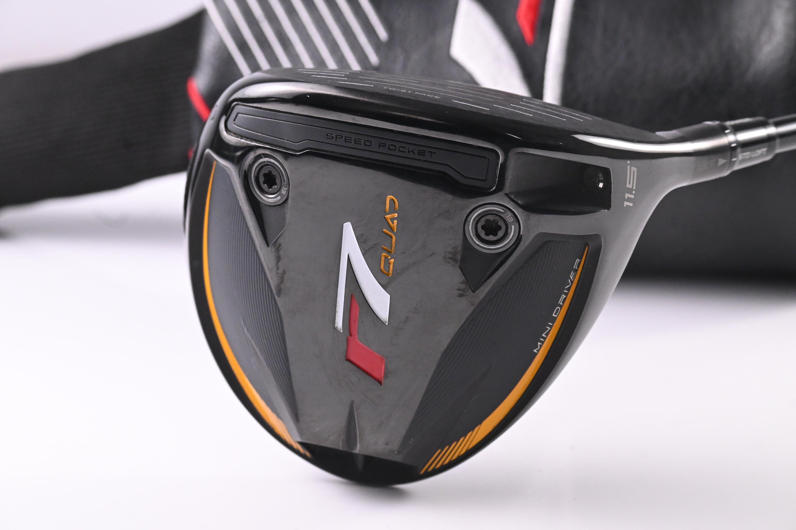 Taylormade R7 Quad Mini Driver / 11.5 Degree / Stiff Flex Fujikura Speeder MD 6