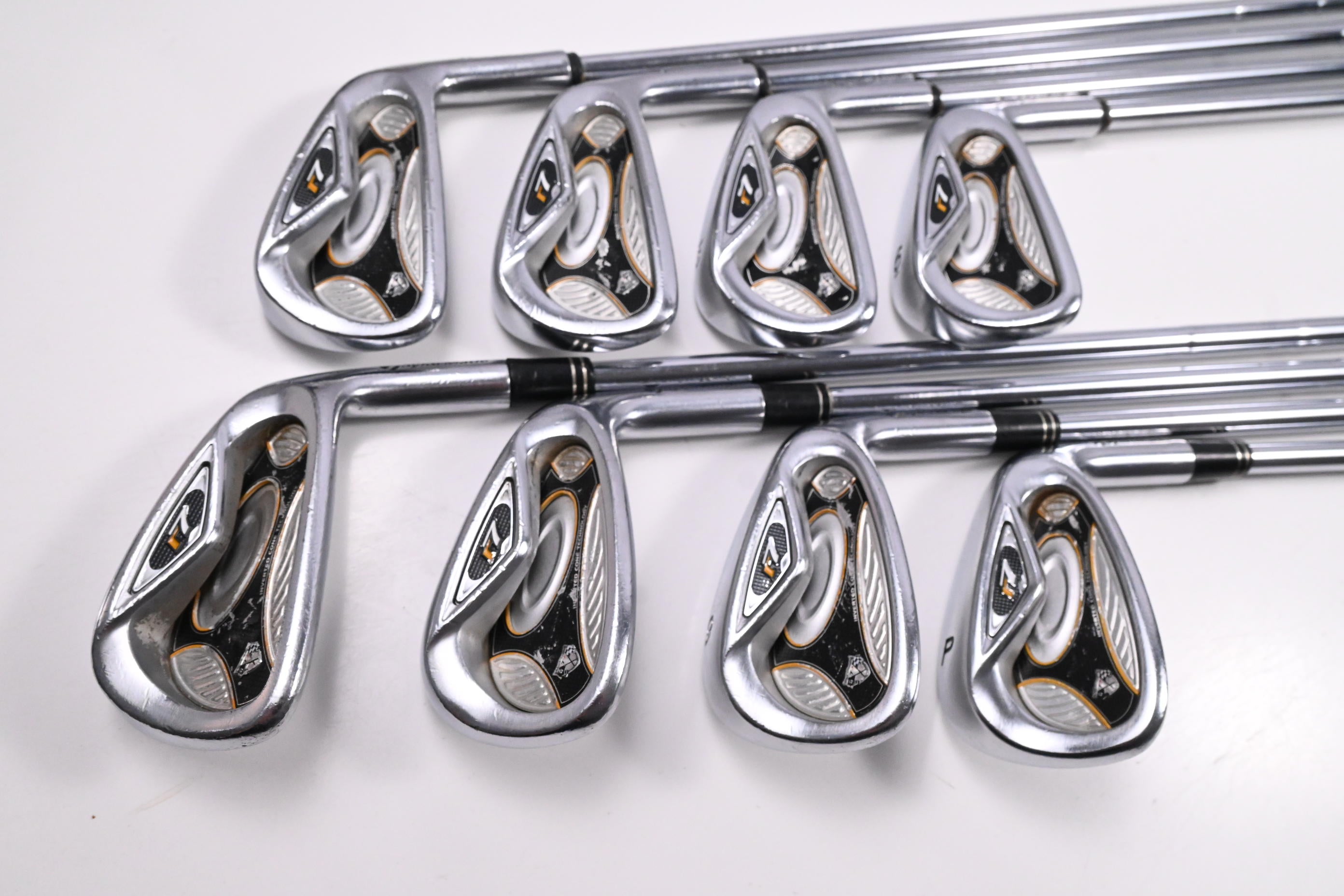 Taylormade R7 Irons / 3-PW / Regular Flex Dynamic Gold R300 Steel Shafts