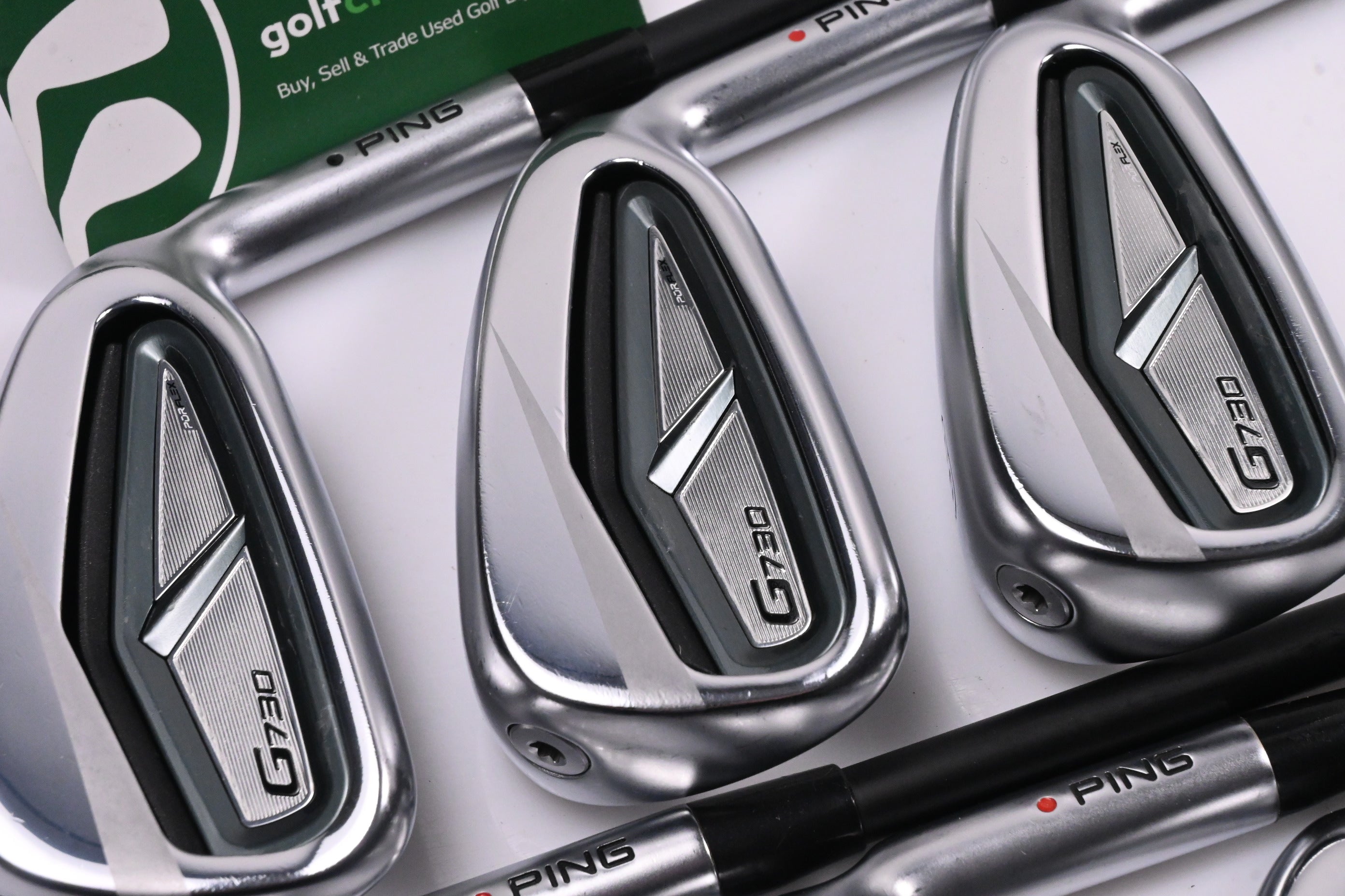 Ping G730 Irons / 6-PW+UW / Red Dot / Senior Flex Ping ALTA CB Black AWT Shafts