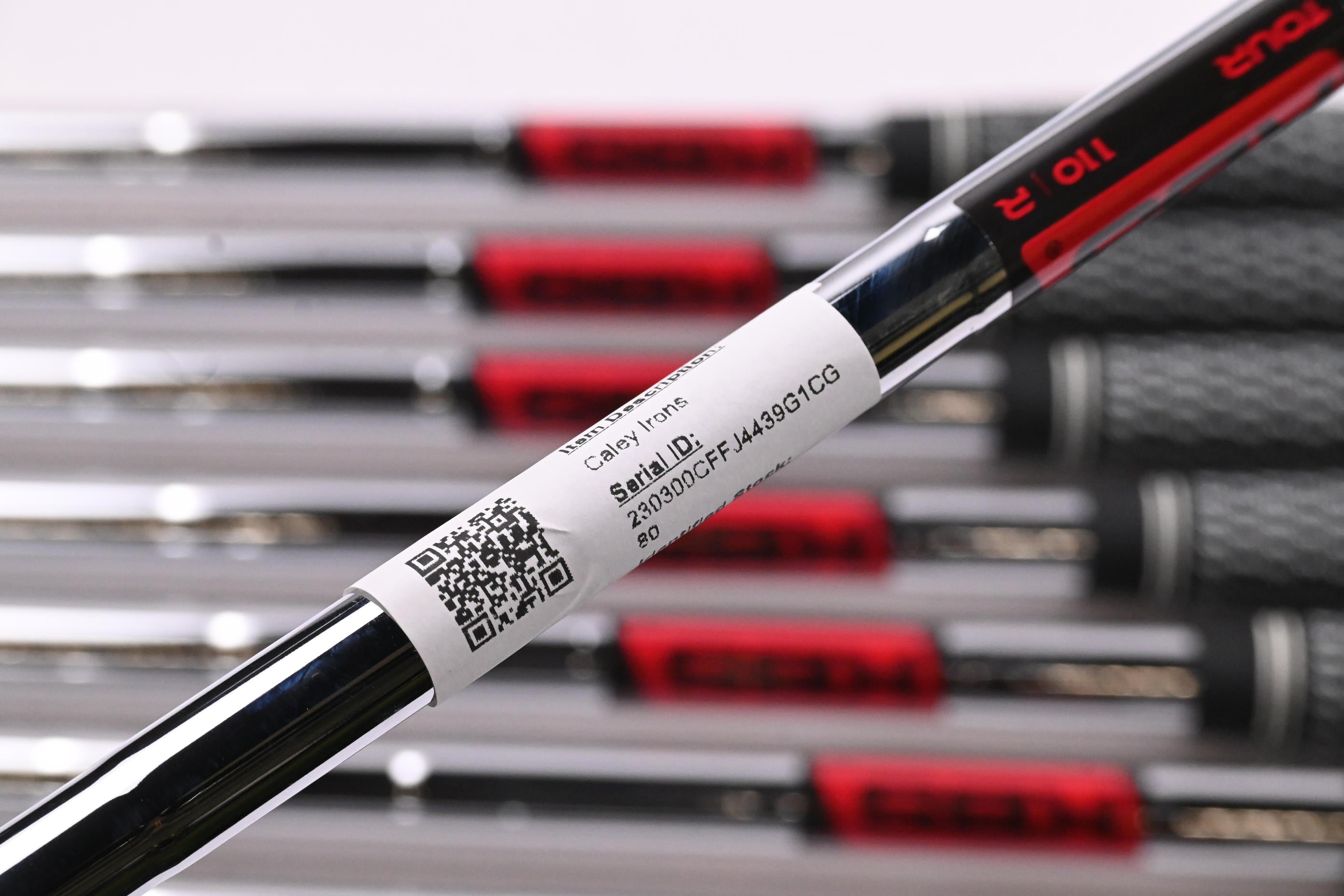 Caley 01T Irons / 4-PW+GW / Regular Flex KBS Tour 110 Shafts