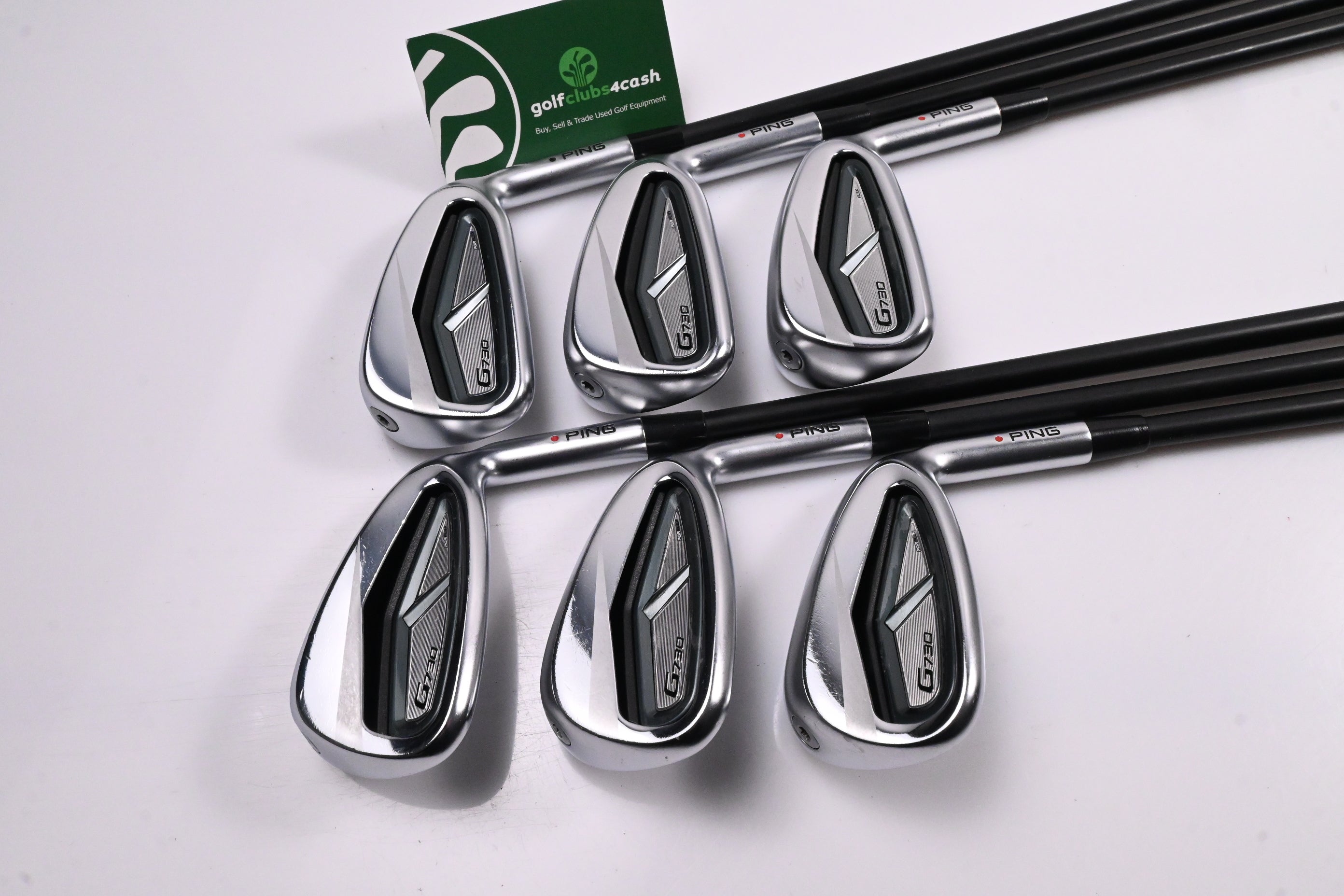 Ping G730 Irons / 6-PW+UW / Red Dot / Senior Flex Ping ALTA CB Black AWT Shafts