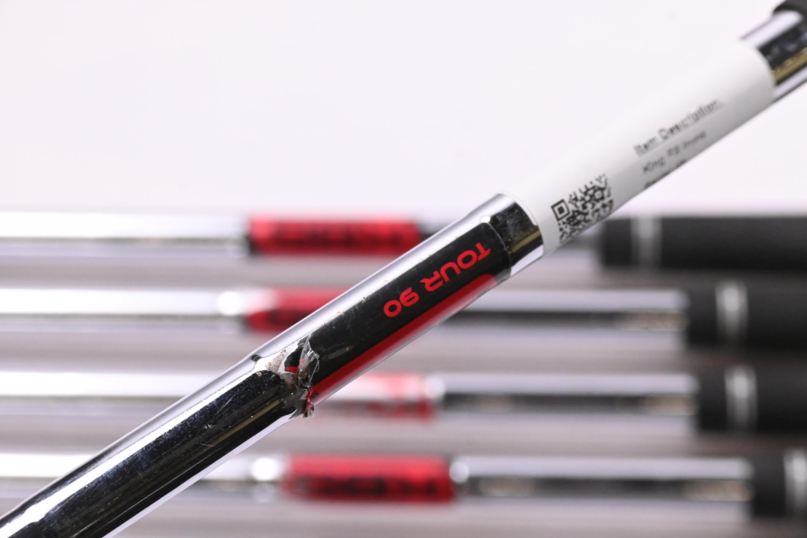 Cobra King F9 Irons / 6-PW+SW / Regular Flex KBS Tour 90 Shafts