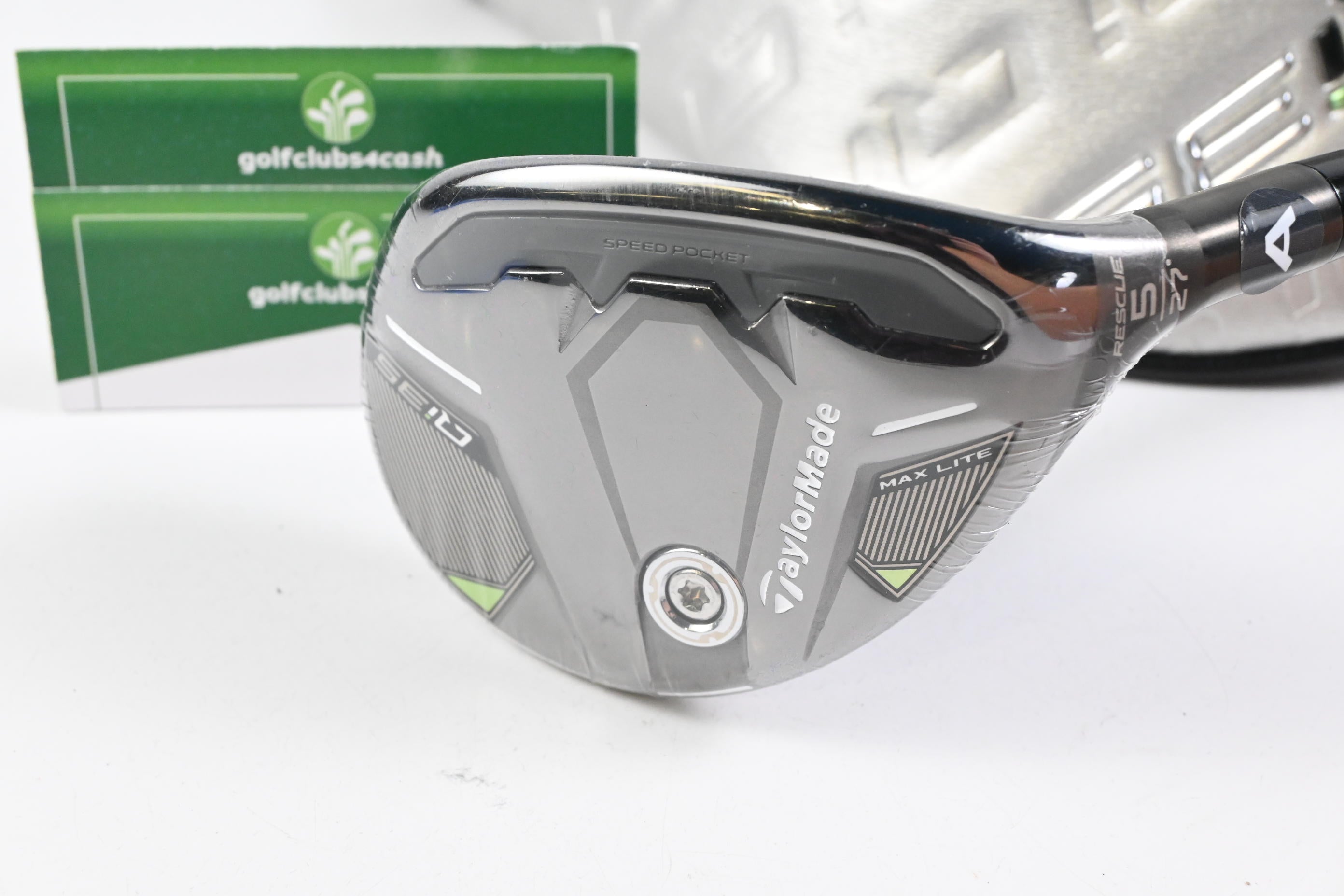 Taylormade Qi35 Max Lite #5 Hybrid / 27 Degree / Senior Flex Vanquish 5 Shaft