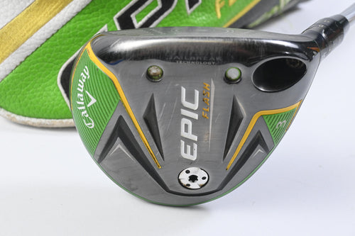 Callaway Epic Flash #3 Wood / 15 Degree / Stiff Flex EvenFlow Green 65 Shaft