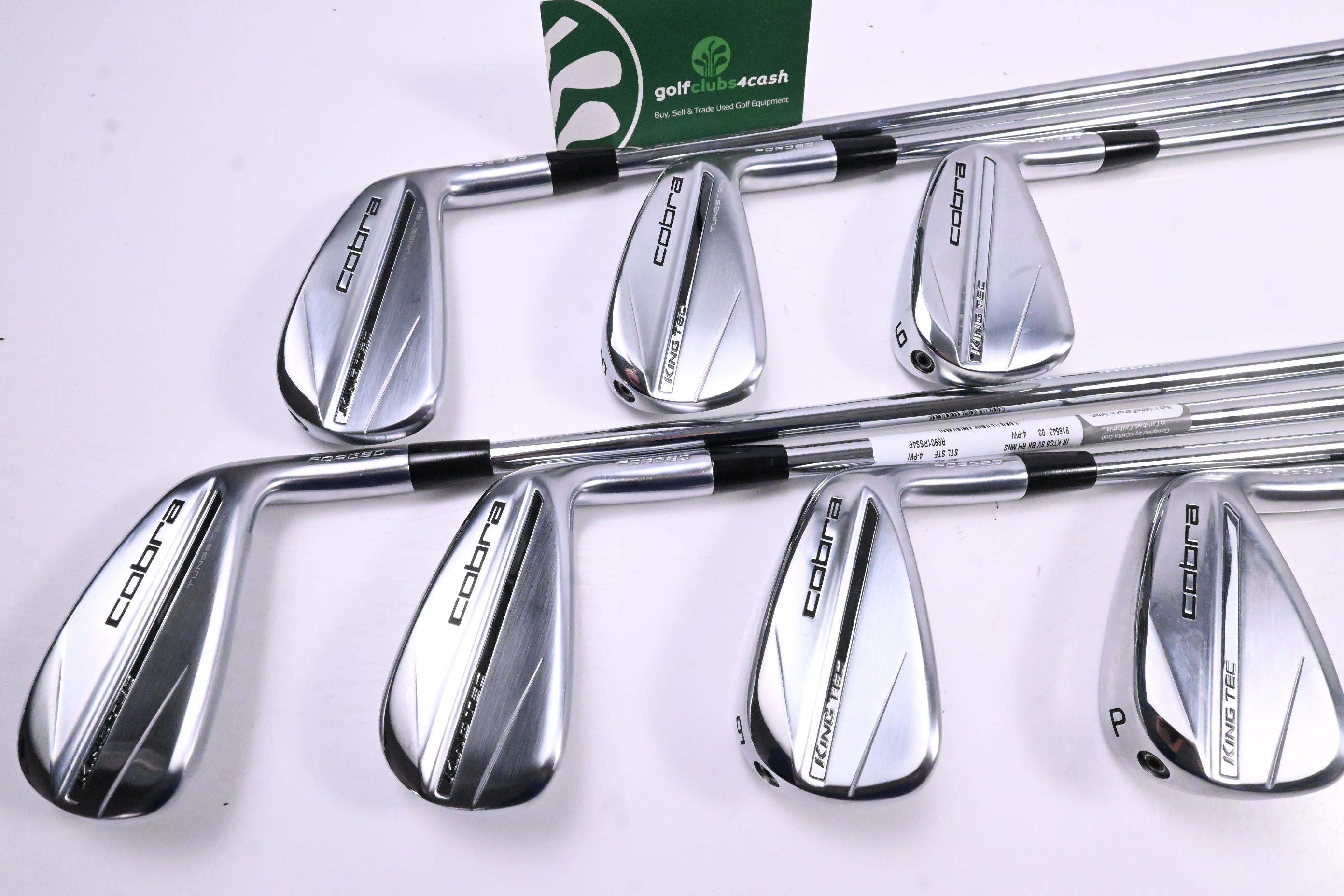 Cobra 2025 King Tec Irons / 4-PW / Stiff Flex KBS $-Taper Lite Shafts