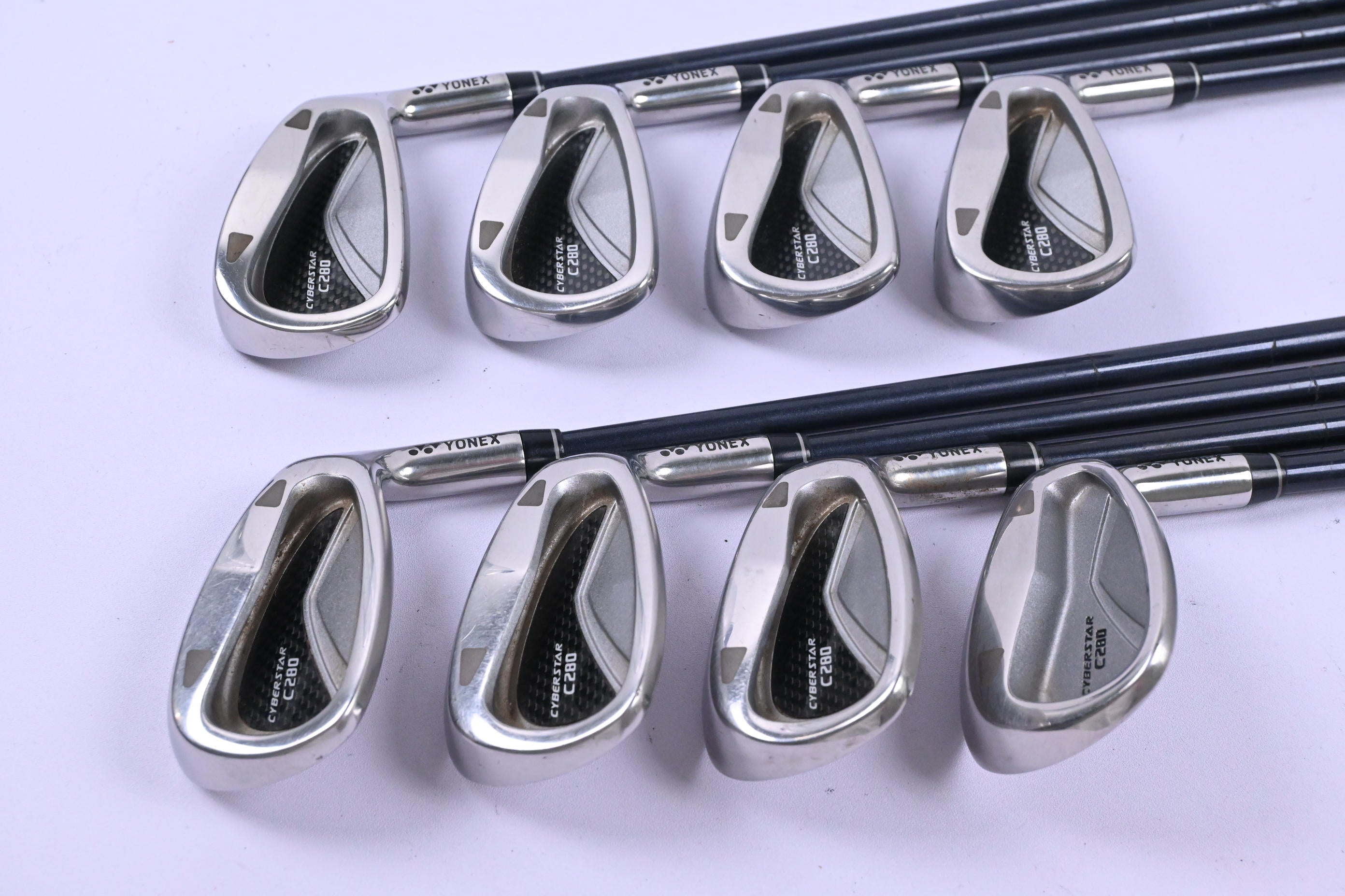 Yonex Cyberstar C280 Irons / 4-PW+SW / Senior Flex Yonex Cyberstar 60 Shafts