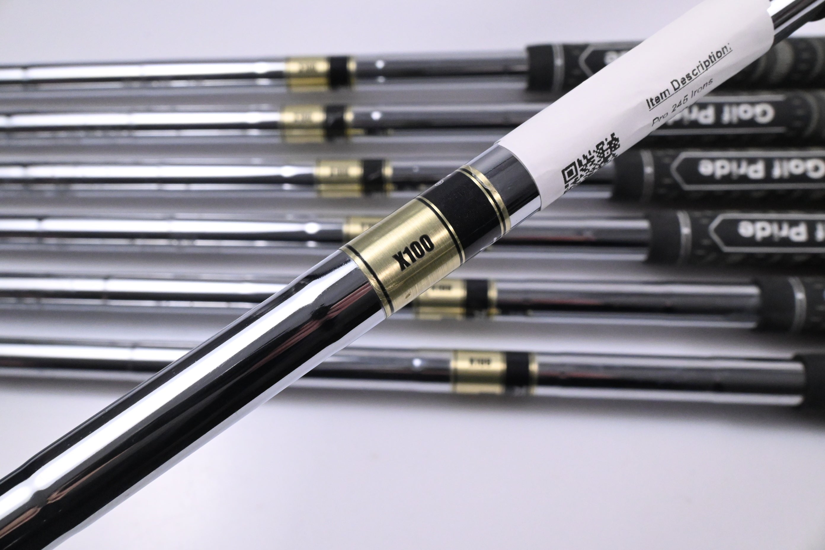 Mizuno Pro 245/243 Irons / 4-PW / X-Flex Dynamic Gold X100 Shafts