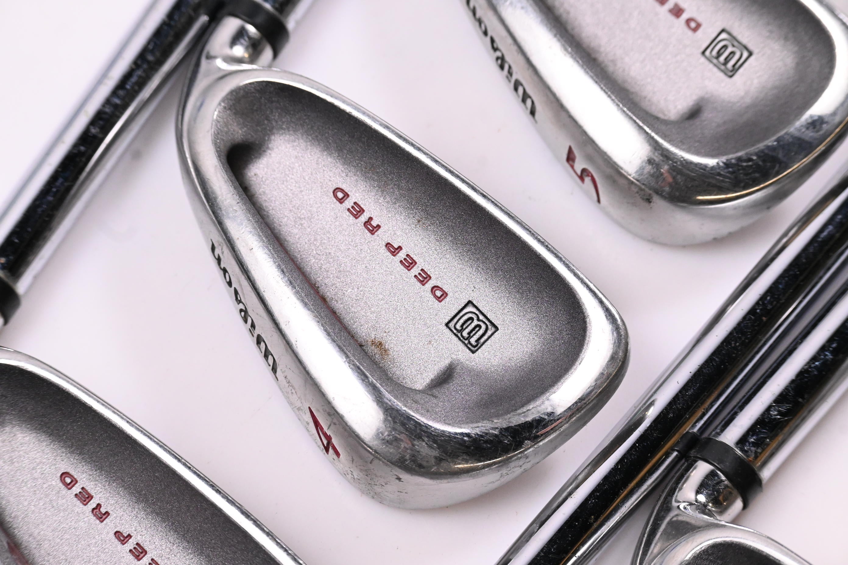 Wilson Deep Red Irons / 3-PW / Stiff Flex Steel Shafts