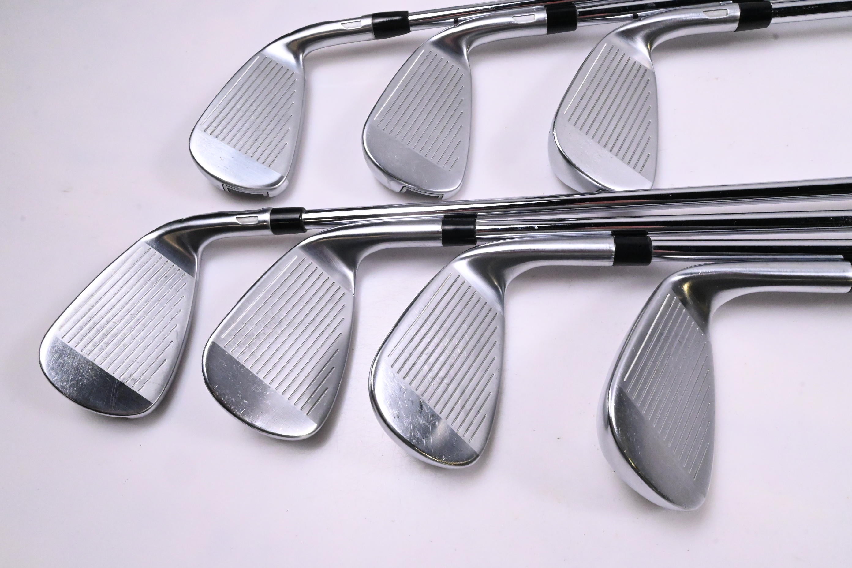 Left Hand Taylormade Qi Irons / 5-PW+GW / Regular Flex KBS MAX MT 85 Shafts
