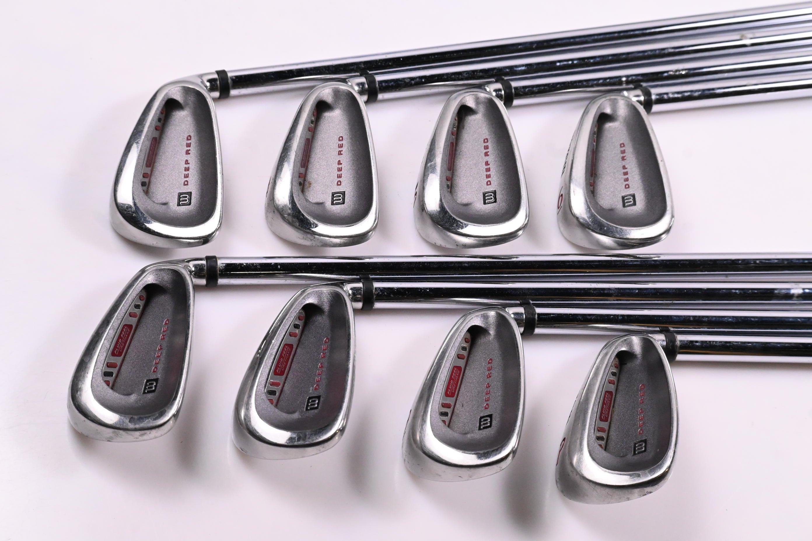 Wilson Deep Red Irons / 3-PW / Stiff Flex Steel Shafts