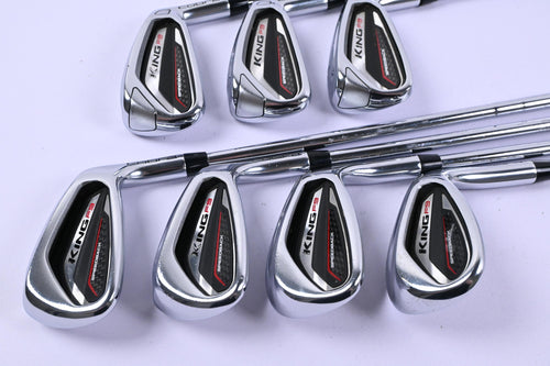 Cobra King F9 Irons / 5-PW+SW / Regular Flex Steel Shafts