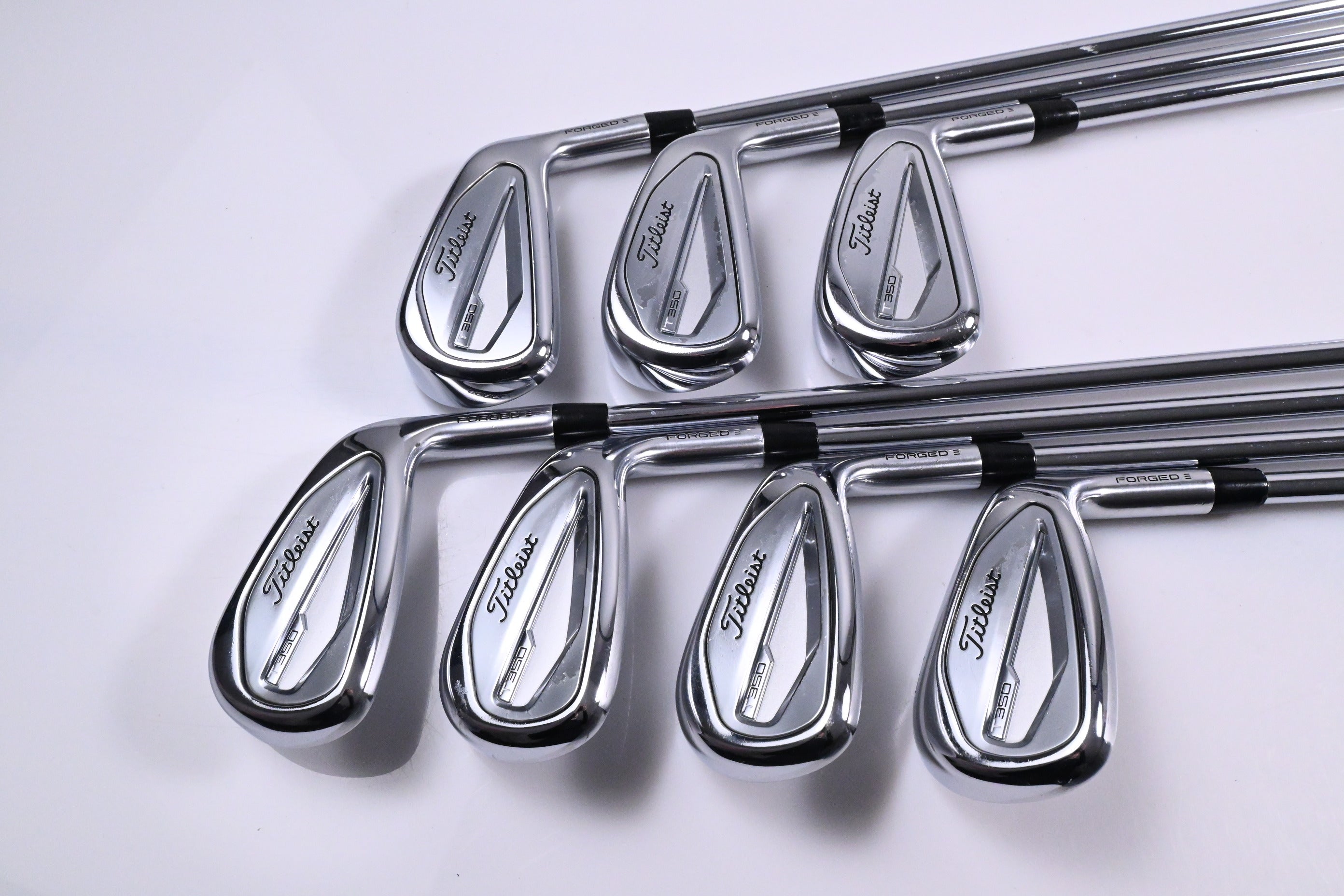 Titleist T350 Irons / 5-PW+48° / Regular Flex AMT Red R300 Shafts