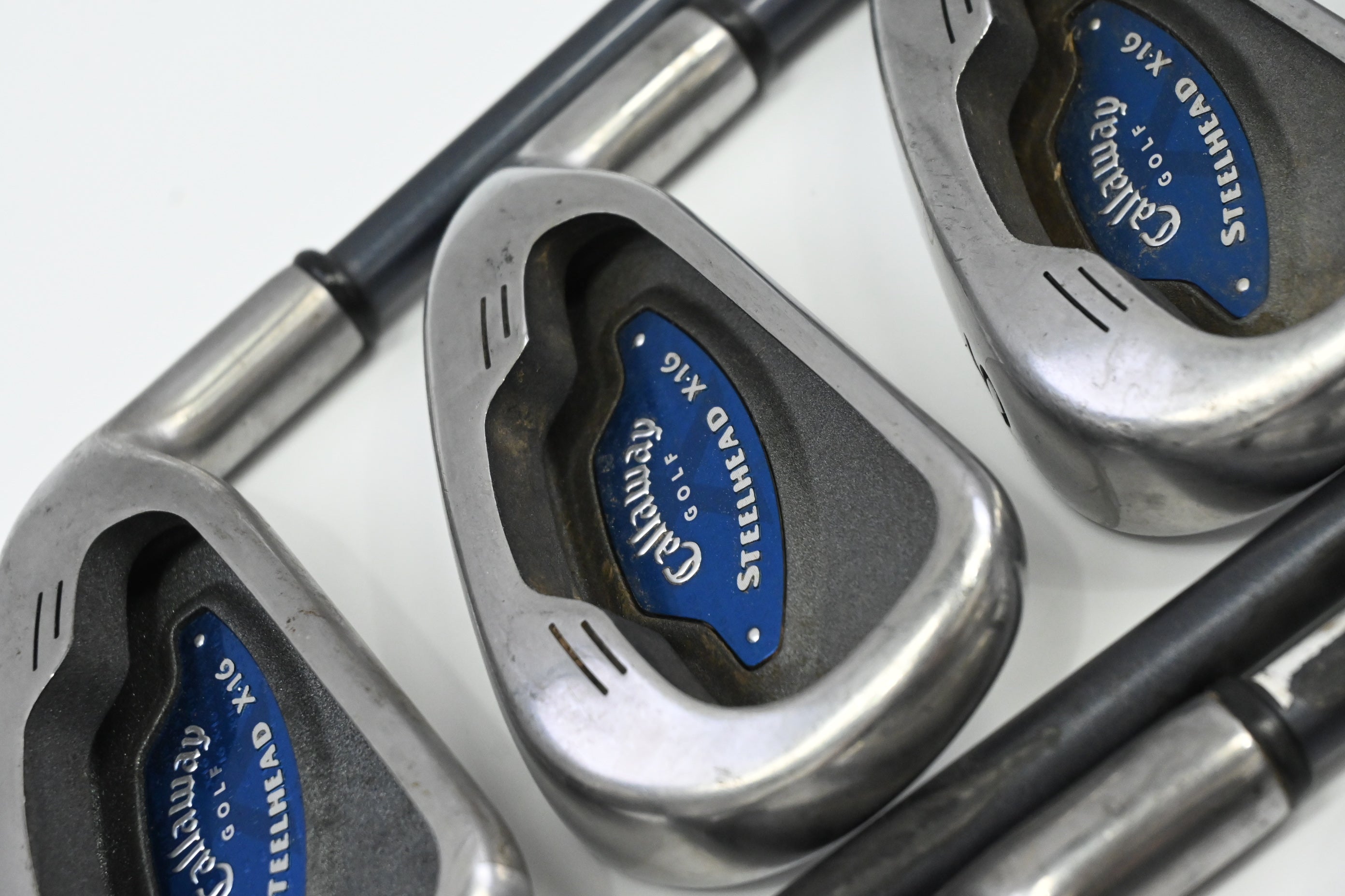Callaway X-16 Irons / 3-9+SW / Firm Flex Callaway System CW85 Shafts
