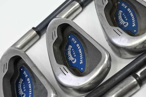 Callaway X-16 Irons / 3-9+SW / Firm Flex Callaway System CW85 Shafts