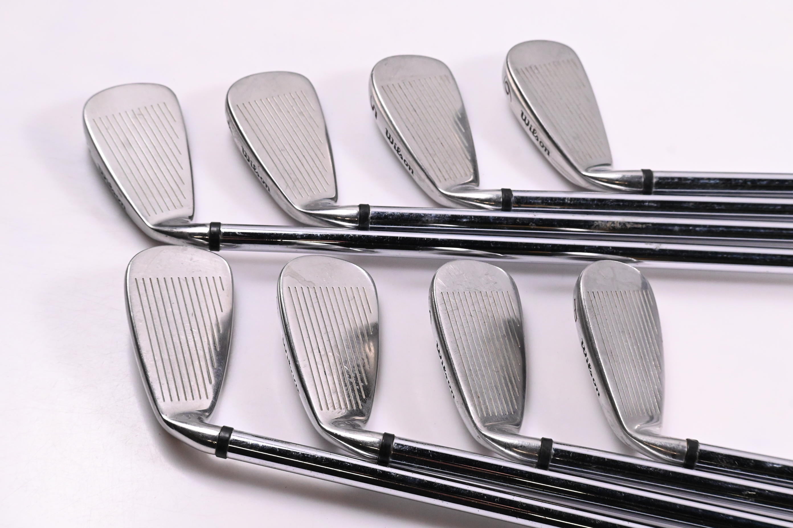 Wilson Deep Red Irons / 3-PW / Stiff Flex Steel Shafts