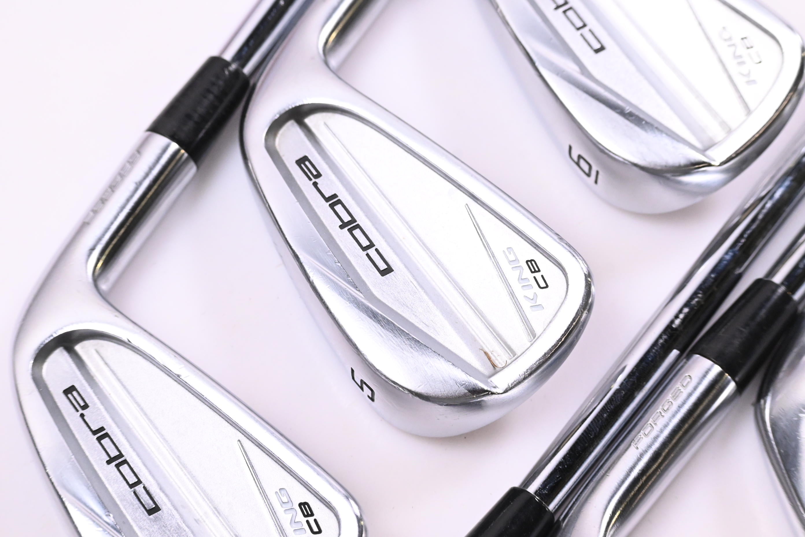 Cobra King MB/CB Combo Irons / 4-PW / Stiff Flex KBS $-Taper 120 Shafts
