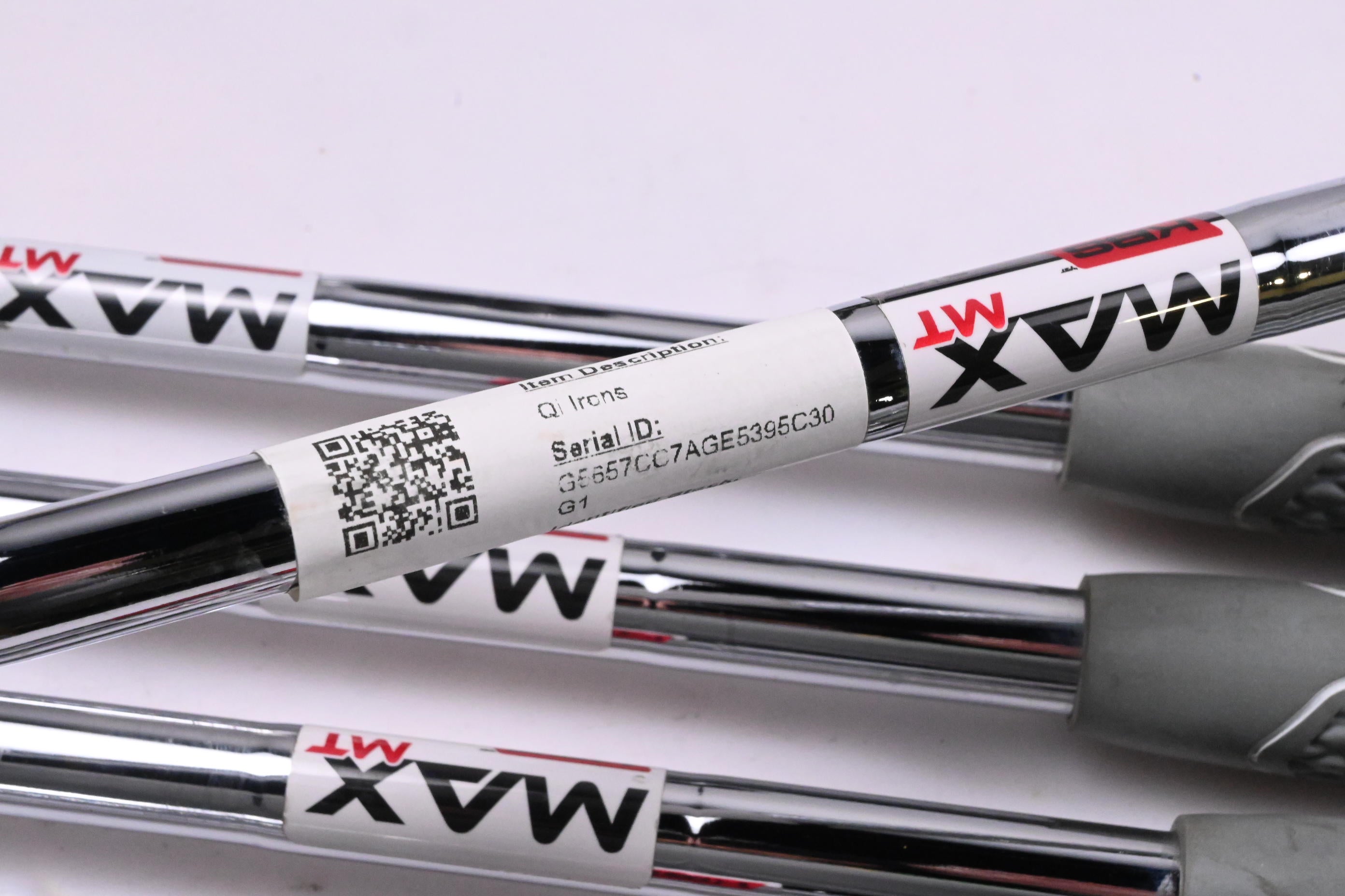 Left Hand Taylormade Qi Irons / 5-PW+GW / Regular Flex KBS MAX MT 85 Shafts