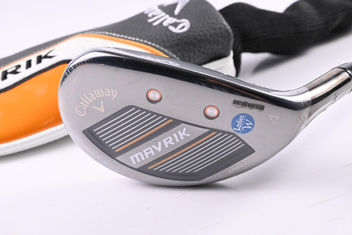 Ladies Callaway Mavrik Max #4 Hybrid / 24 Degree / Ladies Flex Catalyst 45 Shaft