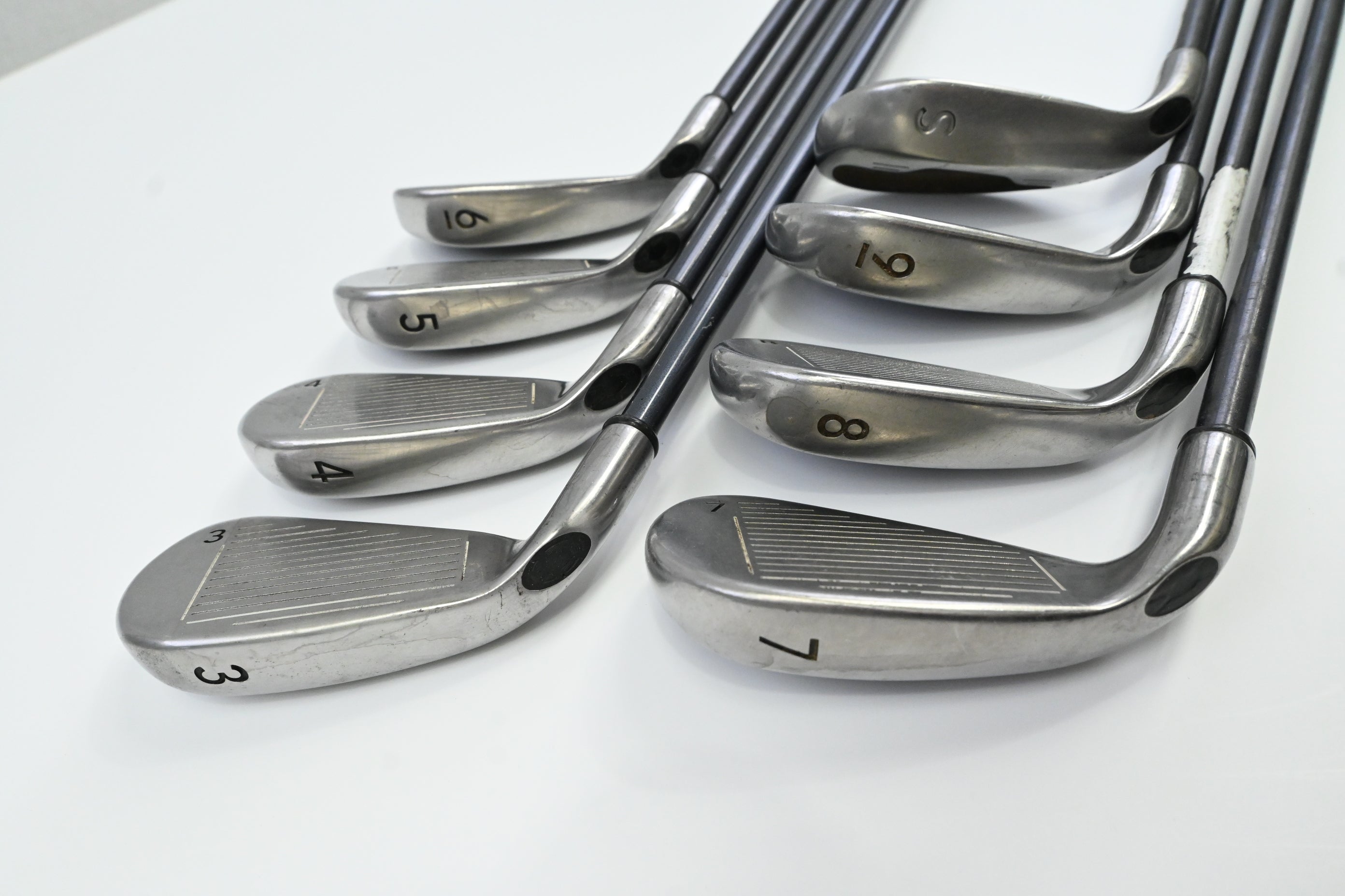 Callaway X-16 Irons / 3-9+SW / Firm Flex Callaway System CW85 Shafts