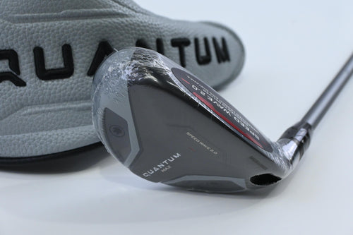 Callaway Quantum Max #4 Hybrid / 21 Degree / Stiff Flex Denali Frost Silver 70