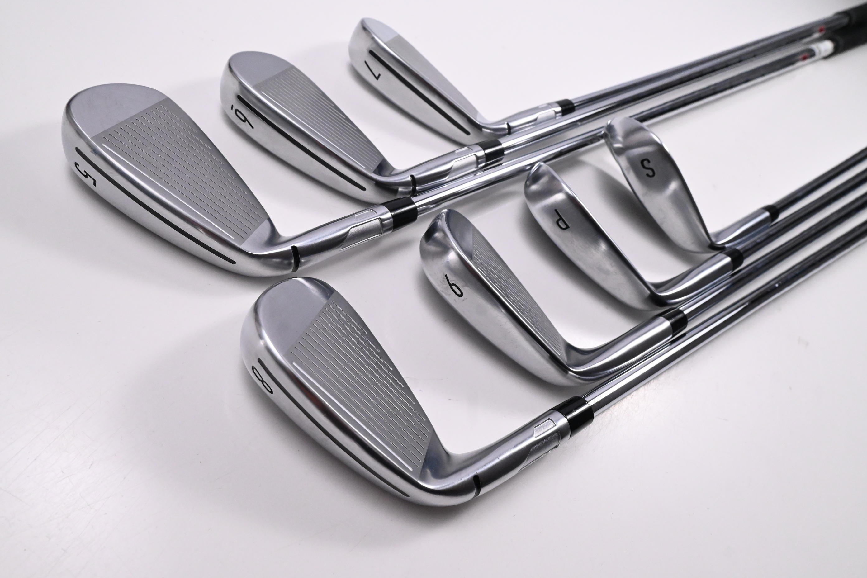 Taylormade Qi Max Irons / 5-PW+SW / Stiff Flex KBS MAX MT 85 Steel Shafts
