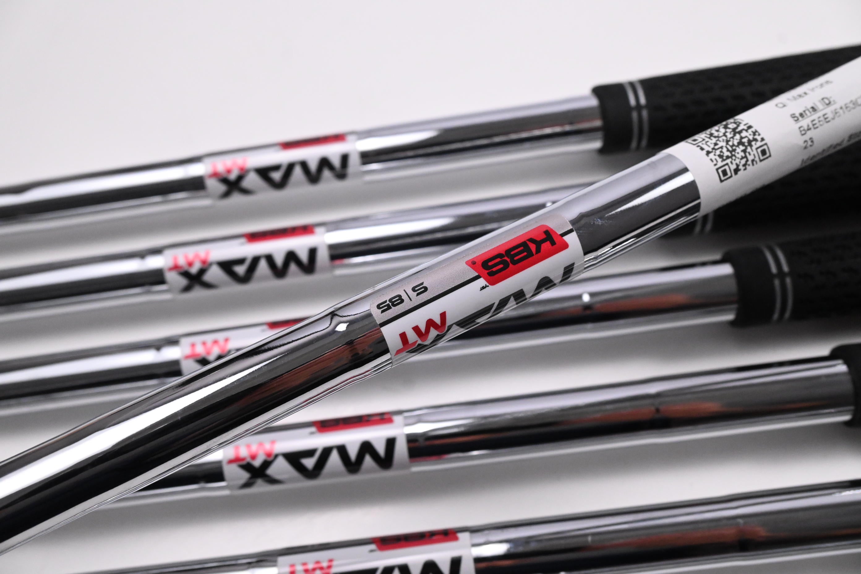 Taylormade Qi Max Irons / 5-PW+SW / Stiff Flex KBS MAX MT 85 Steel Shafts