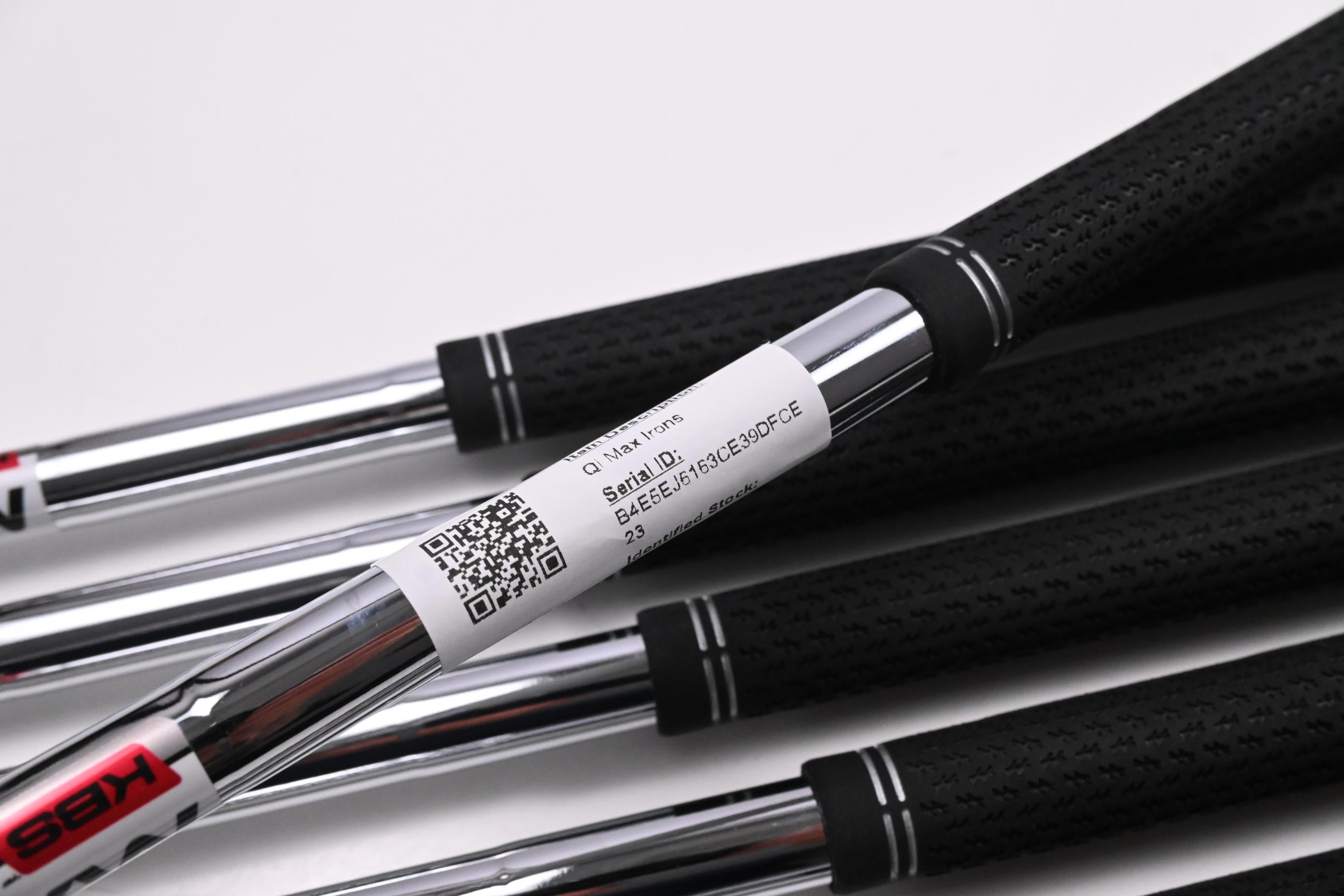 Taylormade Qi Max Irons / 5-PW+SW / Stiff Flex KBS MAX MT 85 Steel Shafts