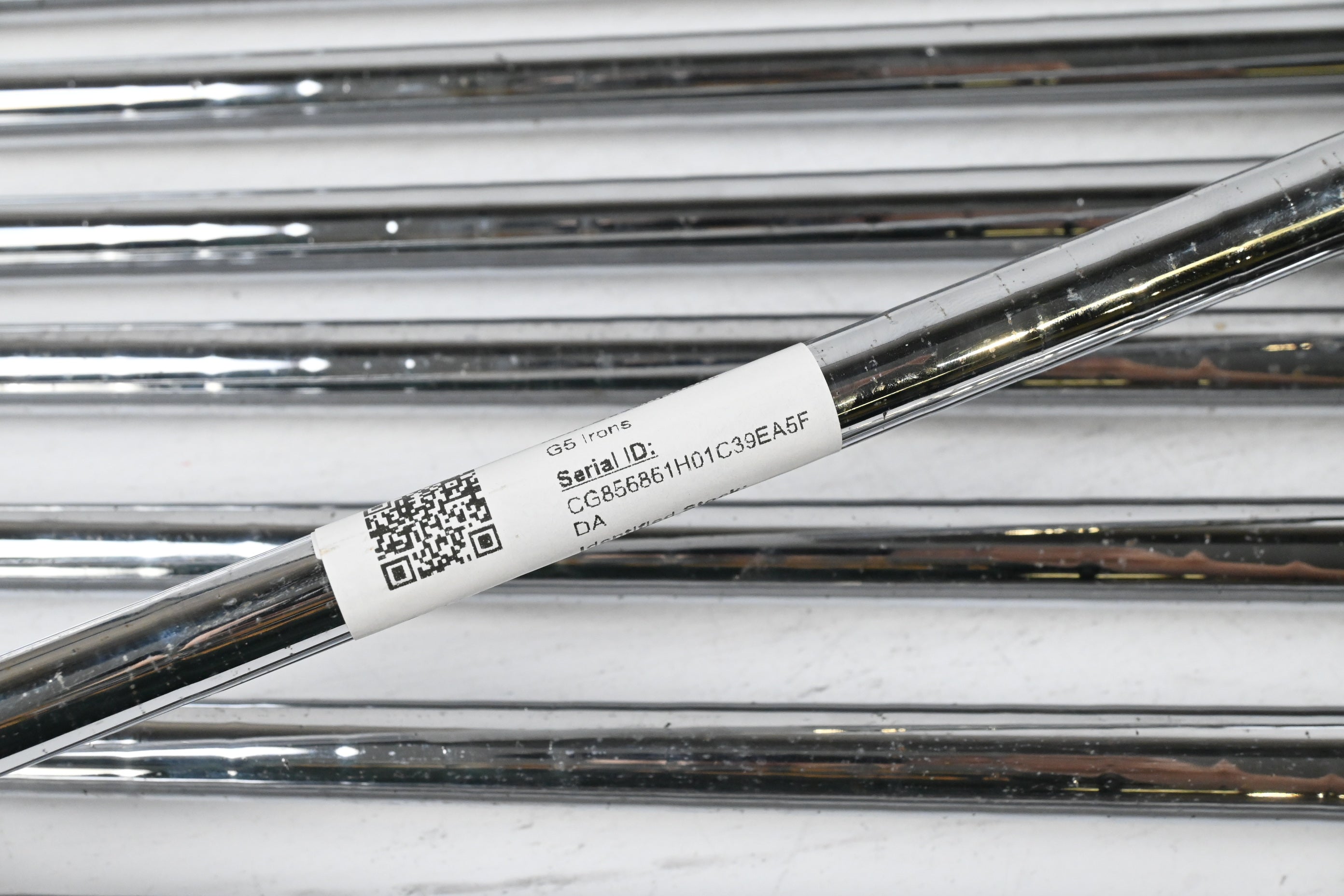 Ping G5 Irons / 3-PW / Green Dot / Regular Flex Ping AWT Shafts