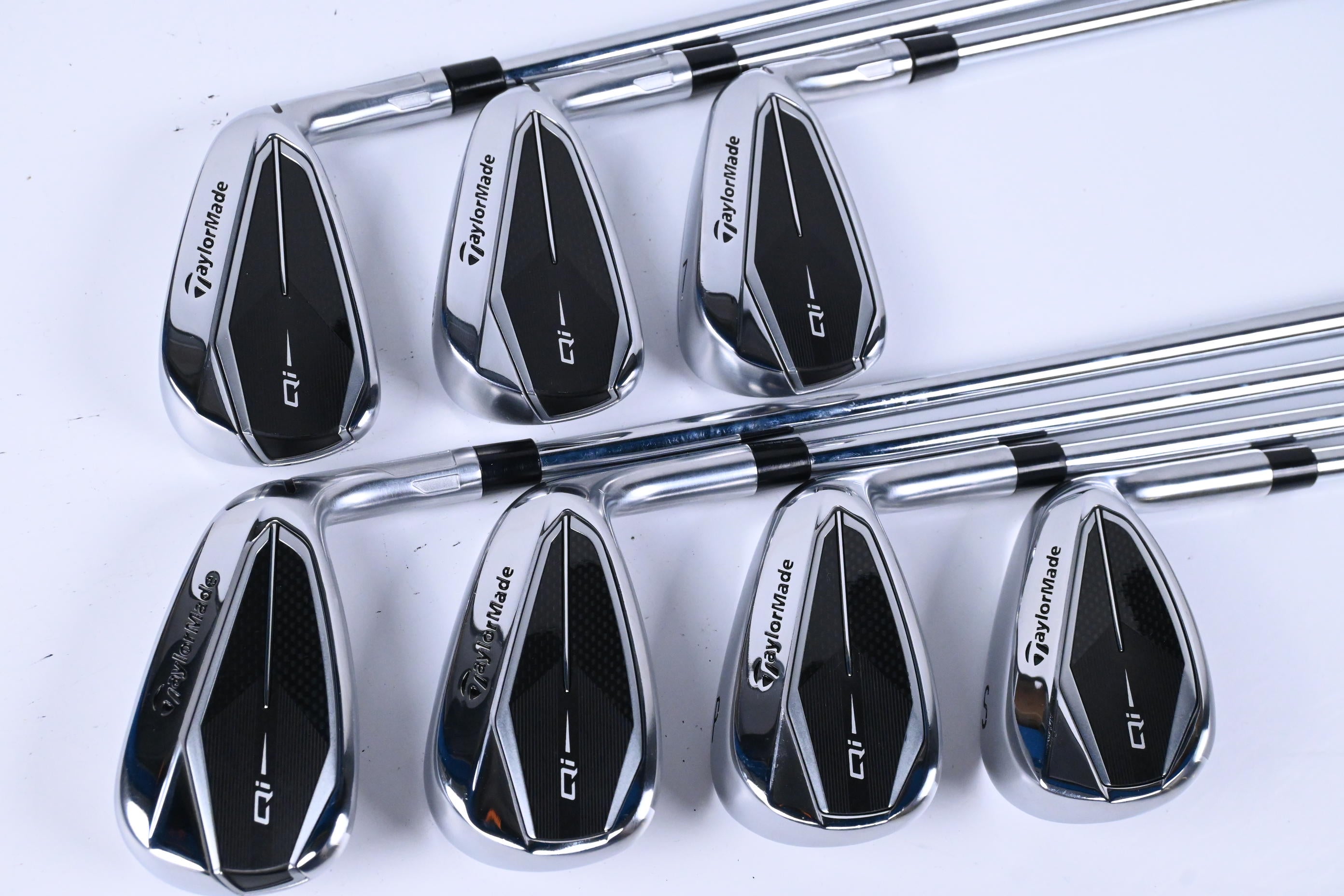 Taylormade Qi Irons / 5-PW+SW / Stiff Flex KBS MAX MT 85 Shafts