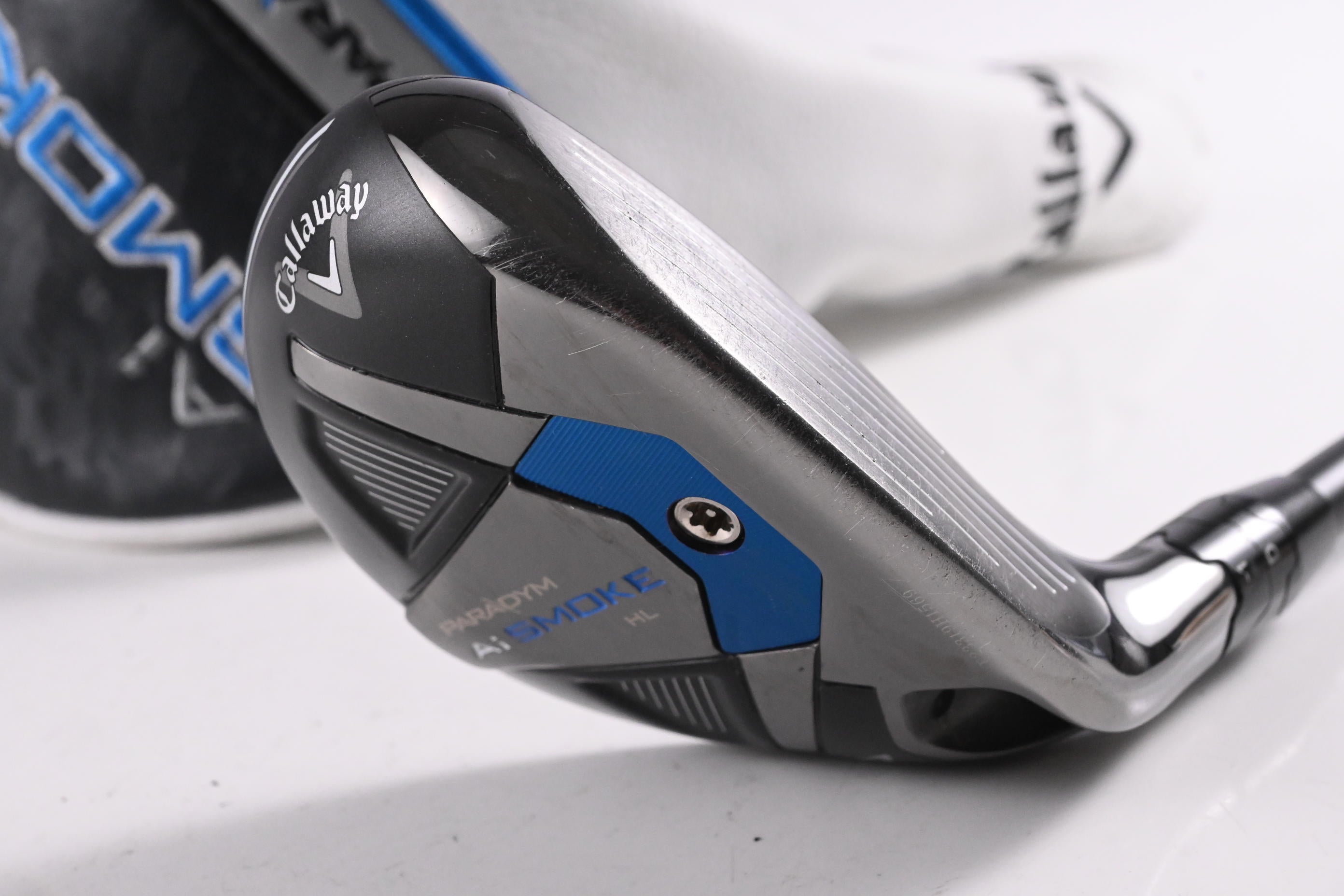 Callaway Paradym Ai Smoke HL #7 Hybrid / 30 Degree / Senior Flex CYPHER 50 Shaft
