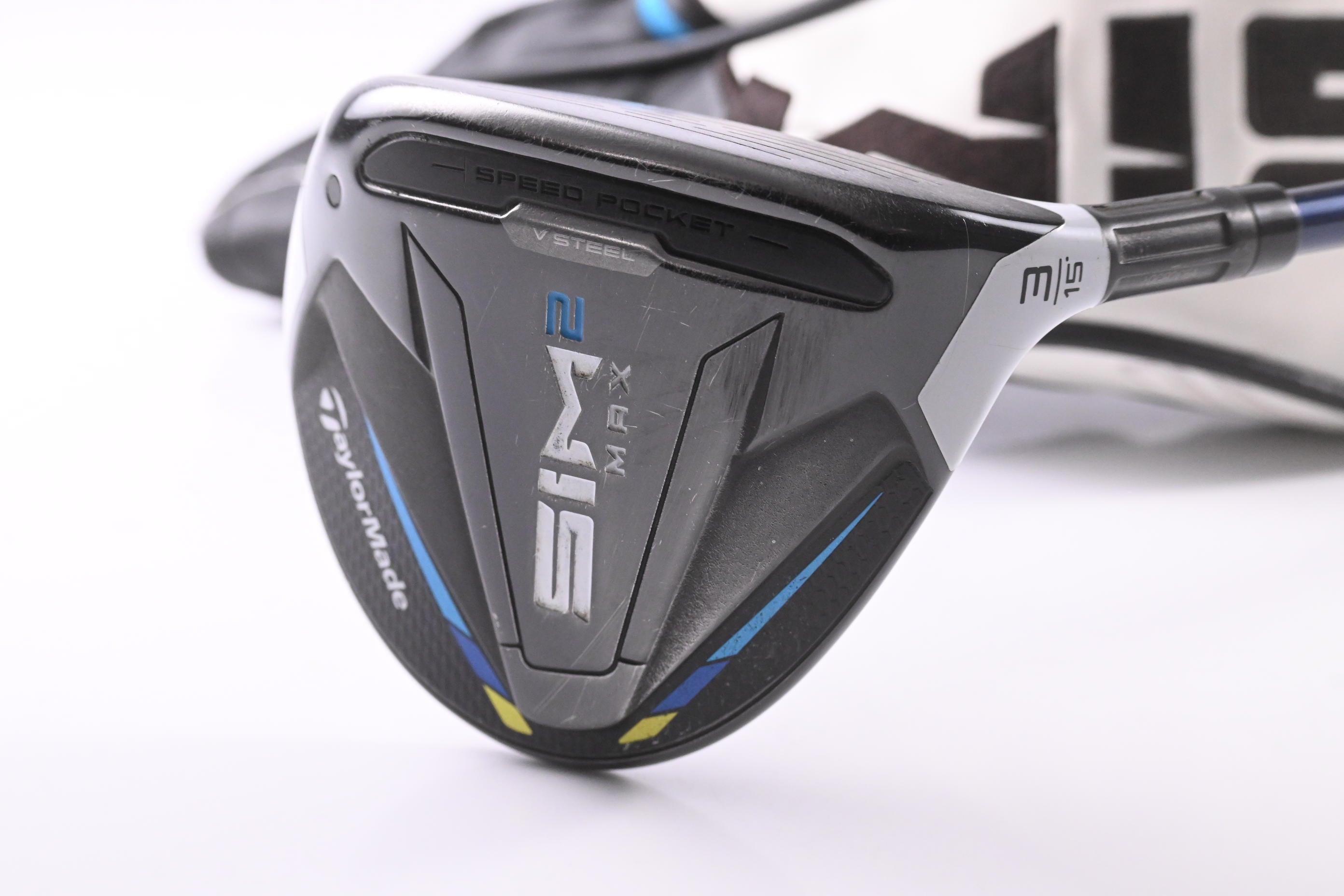 Taylormade SIM2 Max #3 Wood / 15 Degree / Stiff Flex Fujikura Ventus Blue 6