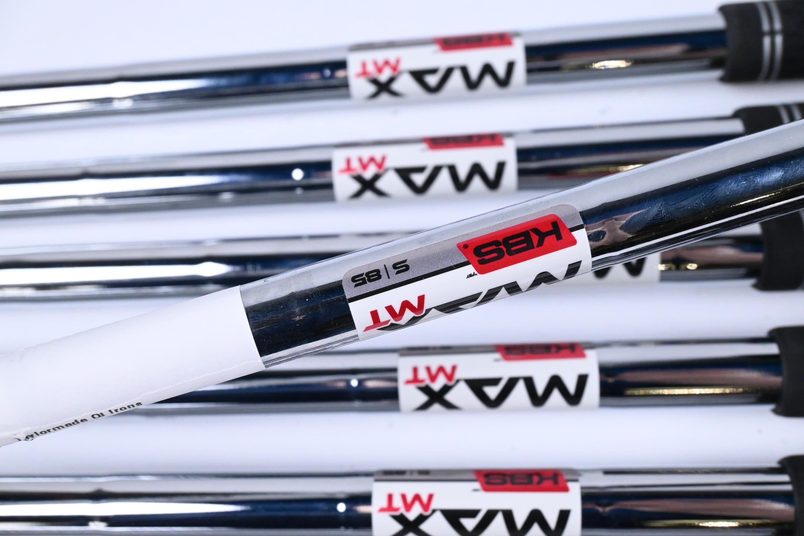 Taylormade Qi Irons / 5-PW+SW / Stiff Flex KBS MAX MT 85 Shafts