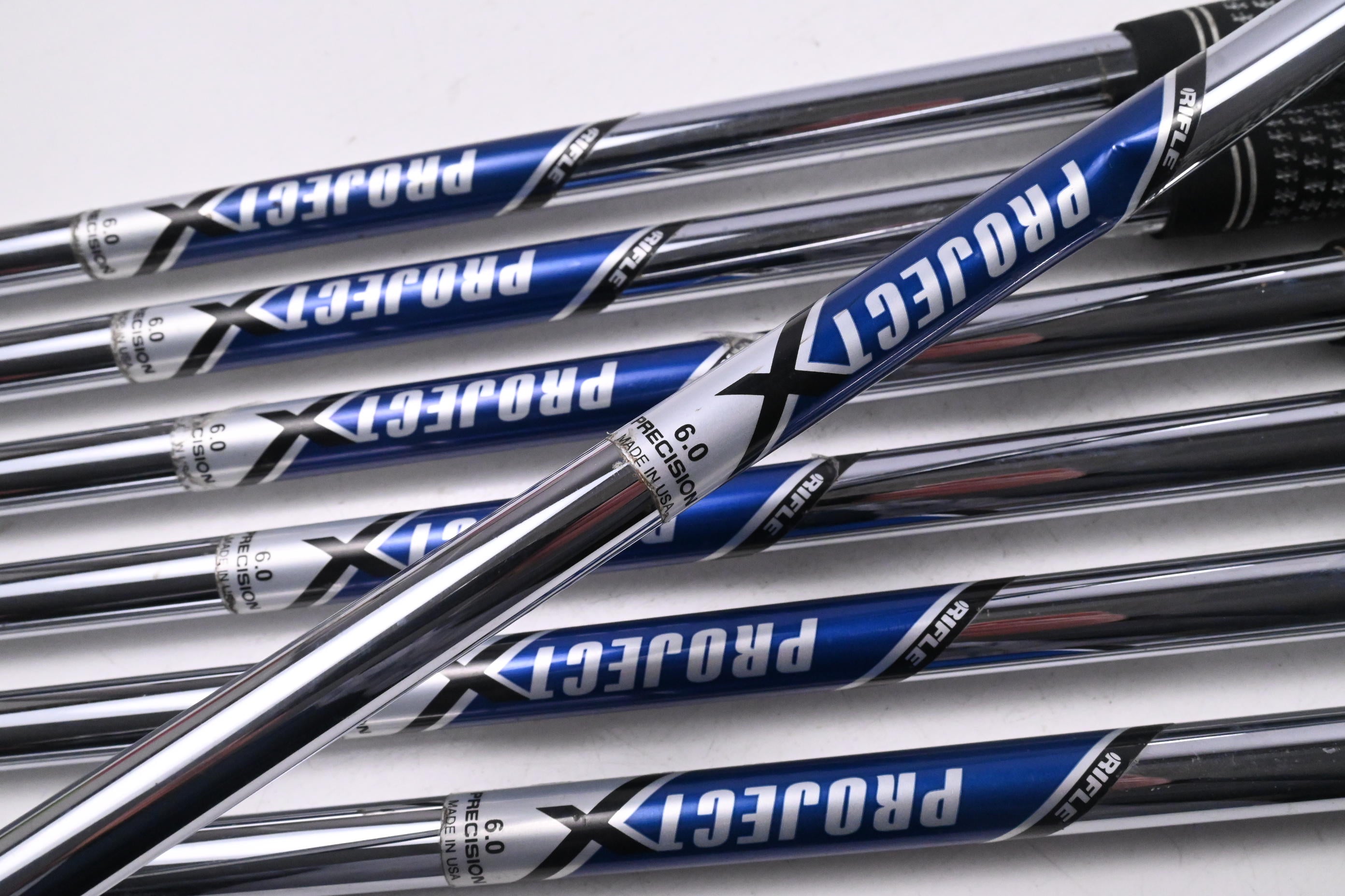 Mizuno MP-64 Irons / 4-PW / Stiff Flex Project X Rifle Shafts