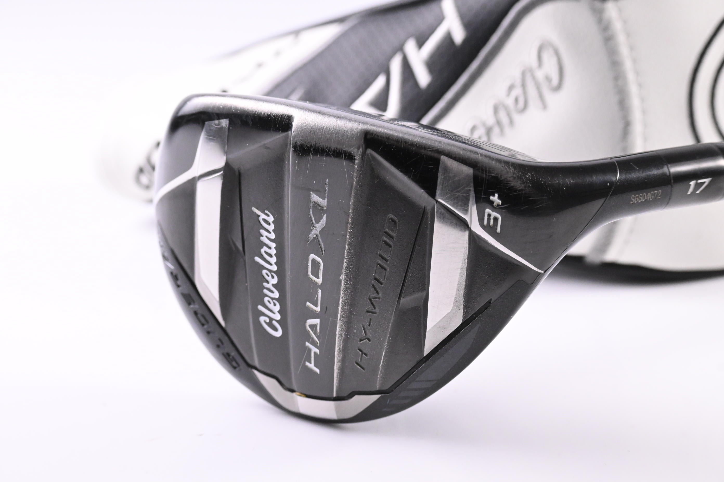 Cleveland Halo XL Hy-Wood #3+ Hybrid / 17 Degree / Stiff Flex Ascent PL 40 Shaft