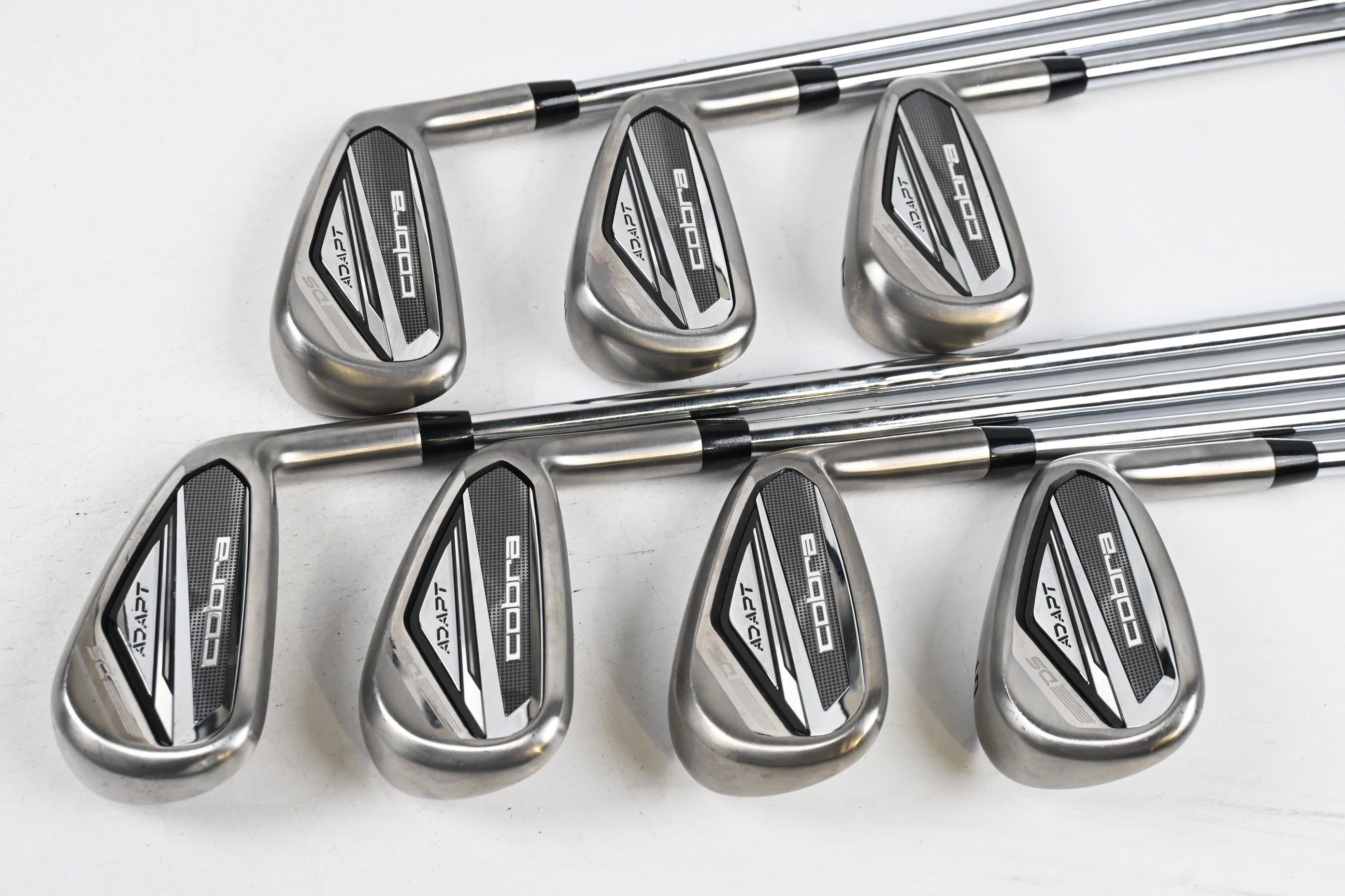Cobra DS-Adapt Irons / 5-PW+GW / Stiff Flex KBS S-Taper Lite Shafts